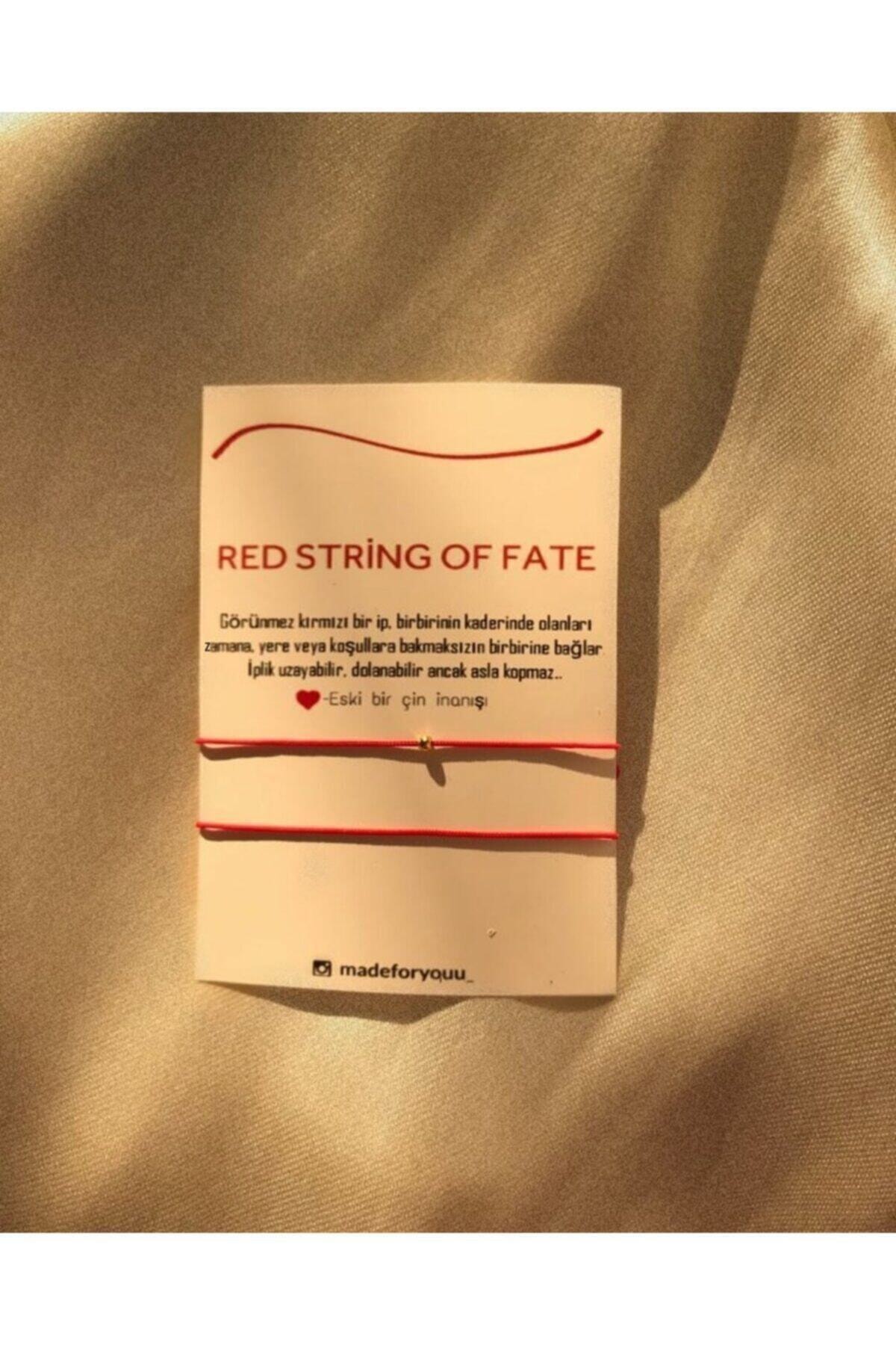MADEFORYOUU Red String Of Fate Çift Bileklikleri