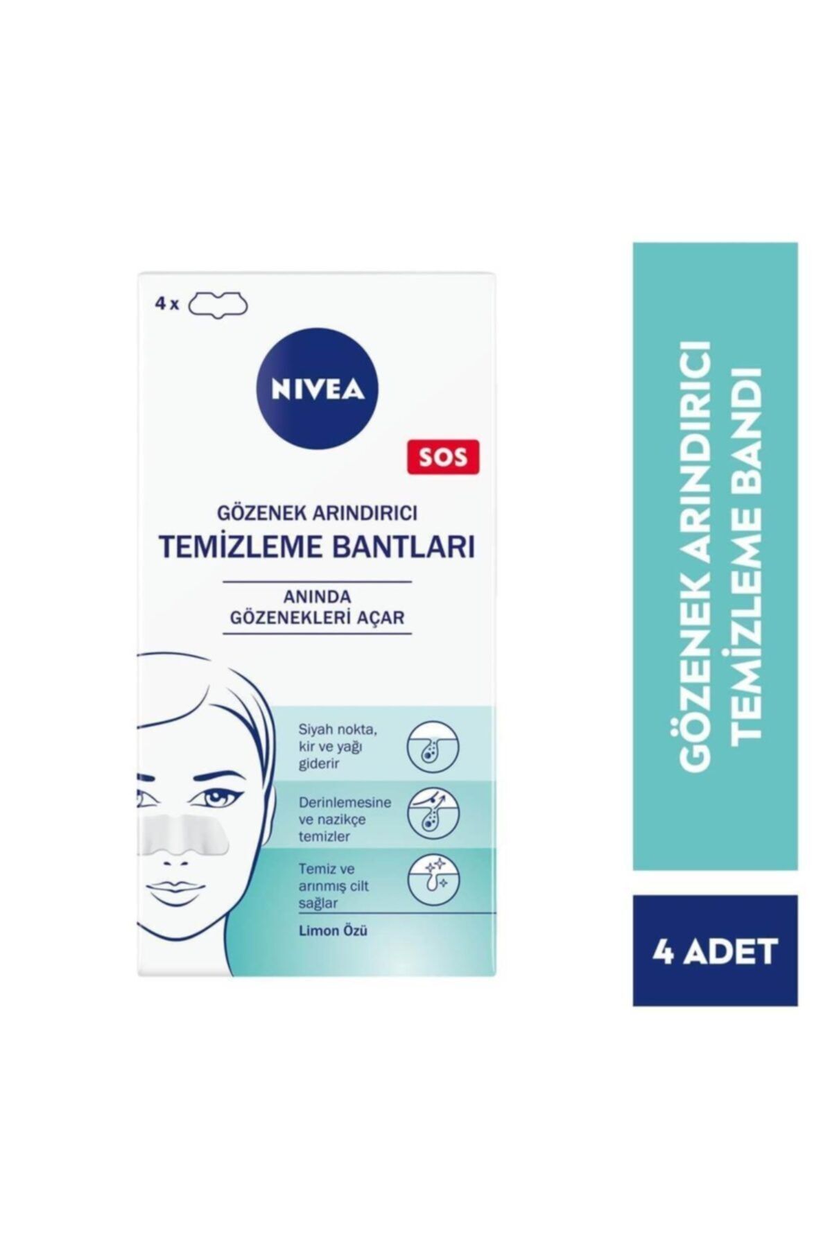 Nivea Yüz Gözenek Arındırıcı Temizleme Bantları