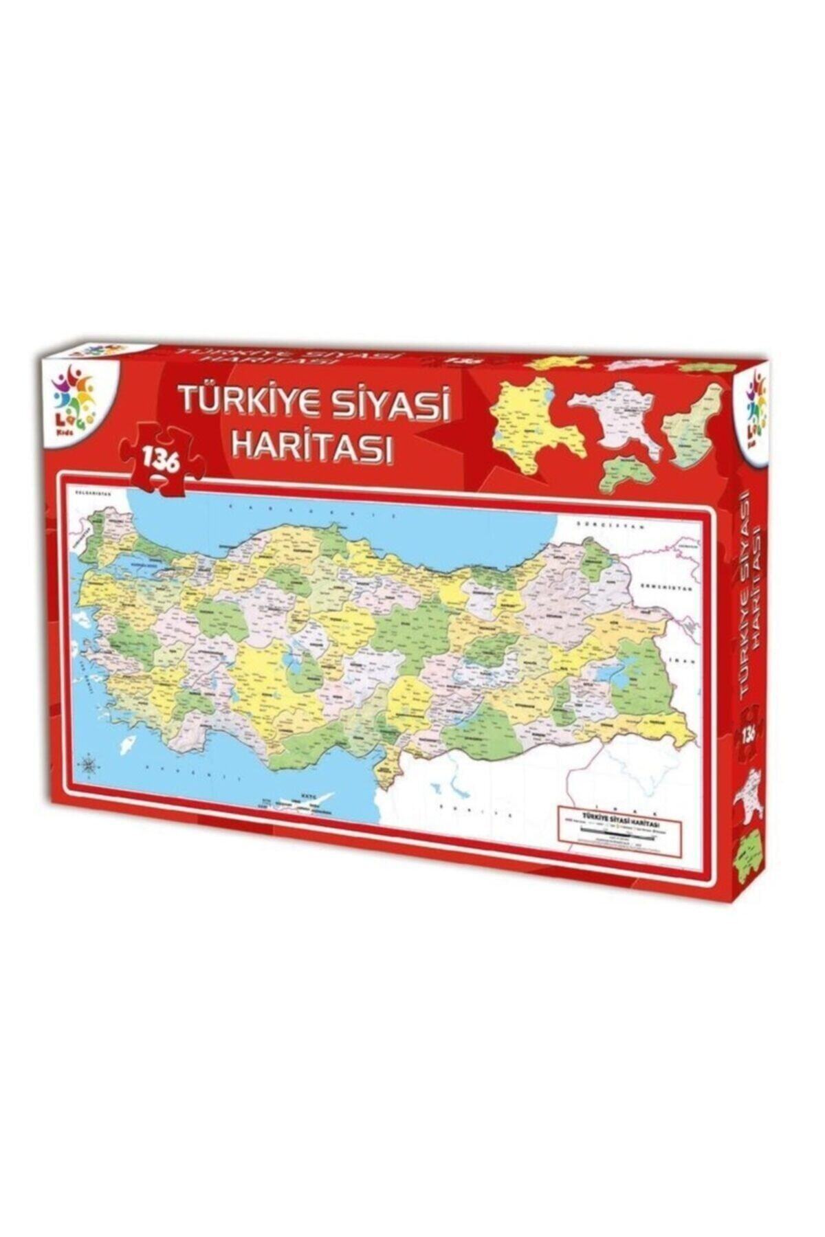LAÇO Türkiye Siyasi Haritası Puzzle