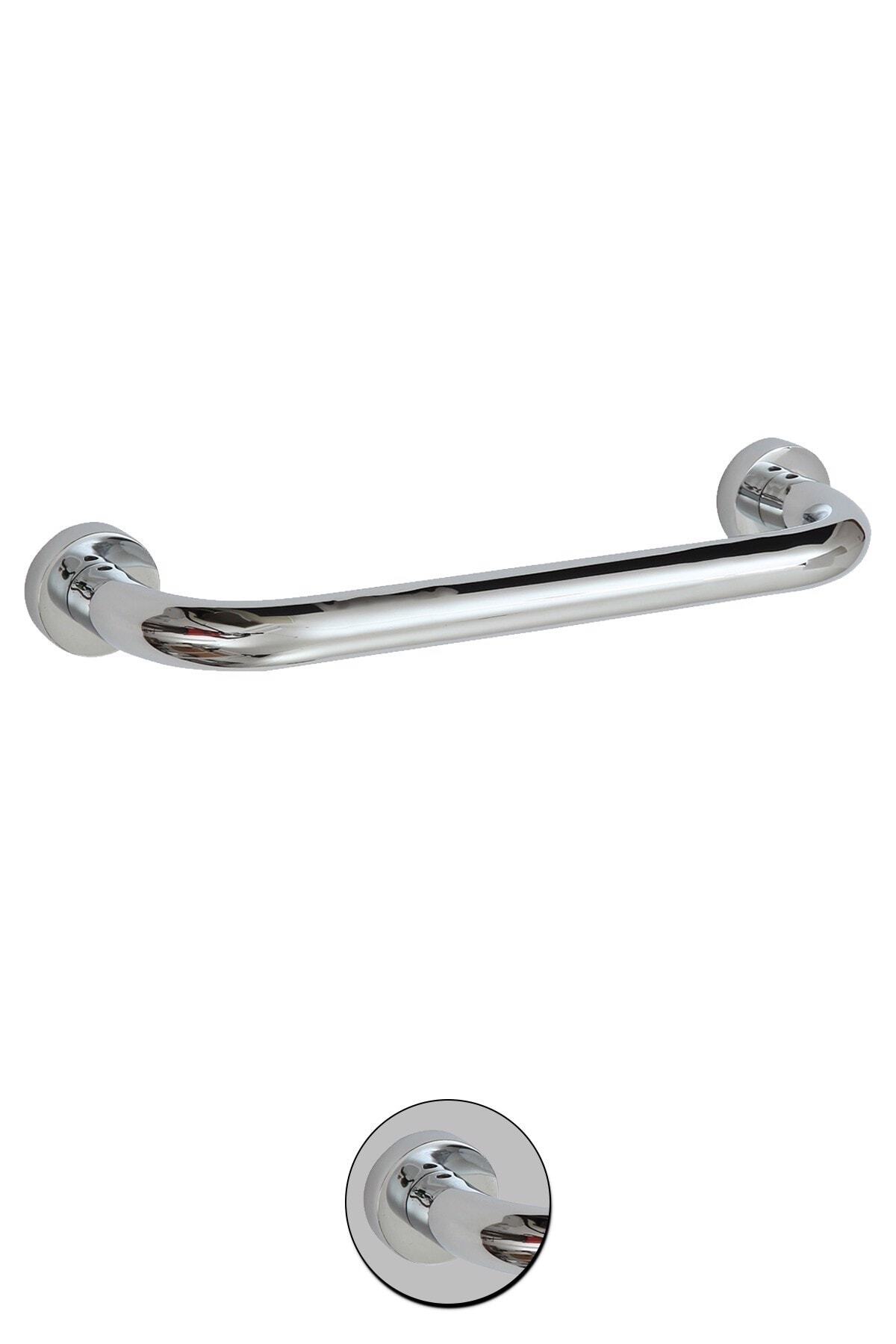 Milenay Elit Chrome Küvet Tutamağı, 35cm, Pirinç, Krom Kaplama