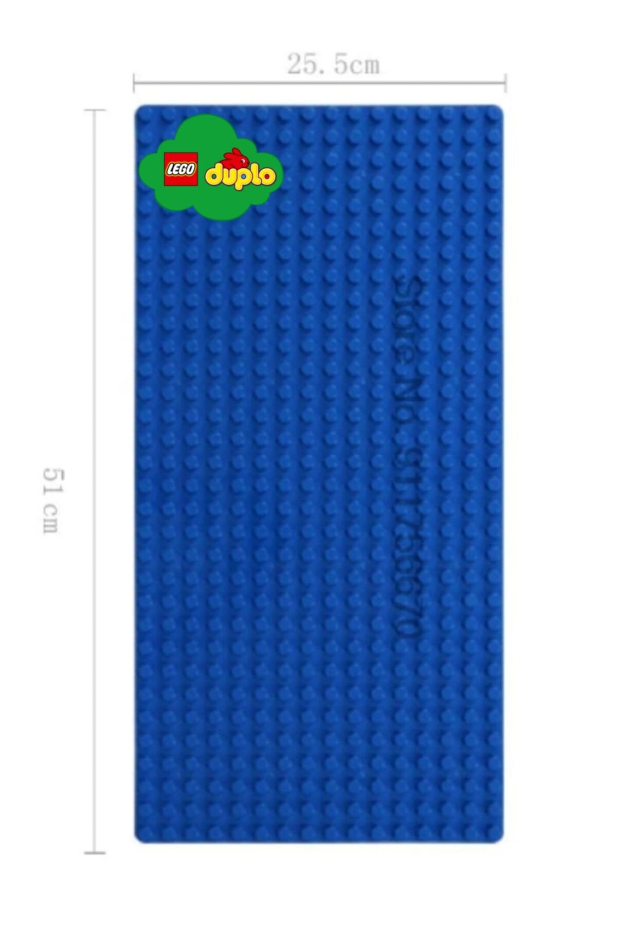 LEGO Duplo Uyumlu Büyük Mavi Zemin 1,5+ Yaş Için Tasarım Alanı 51 X 25,5 Cm 1 Parça