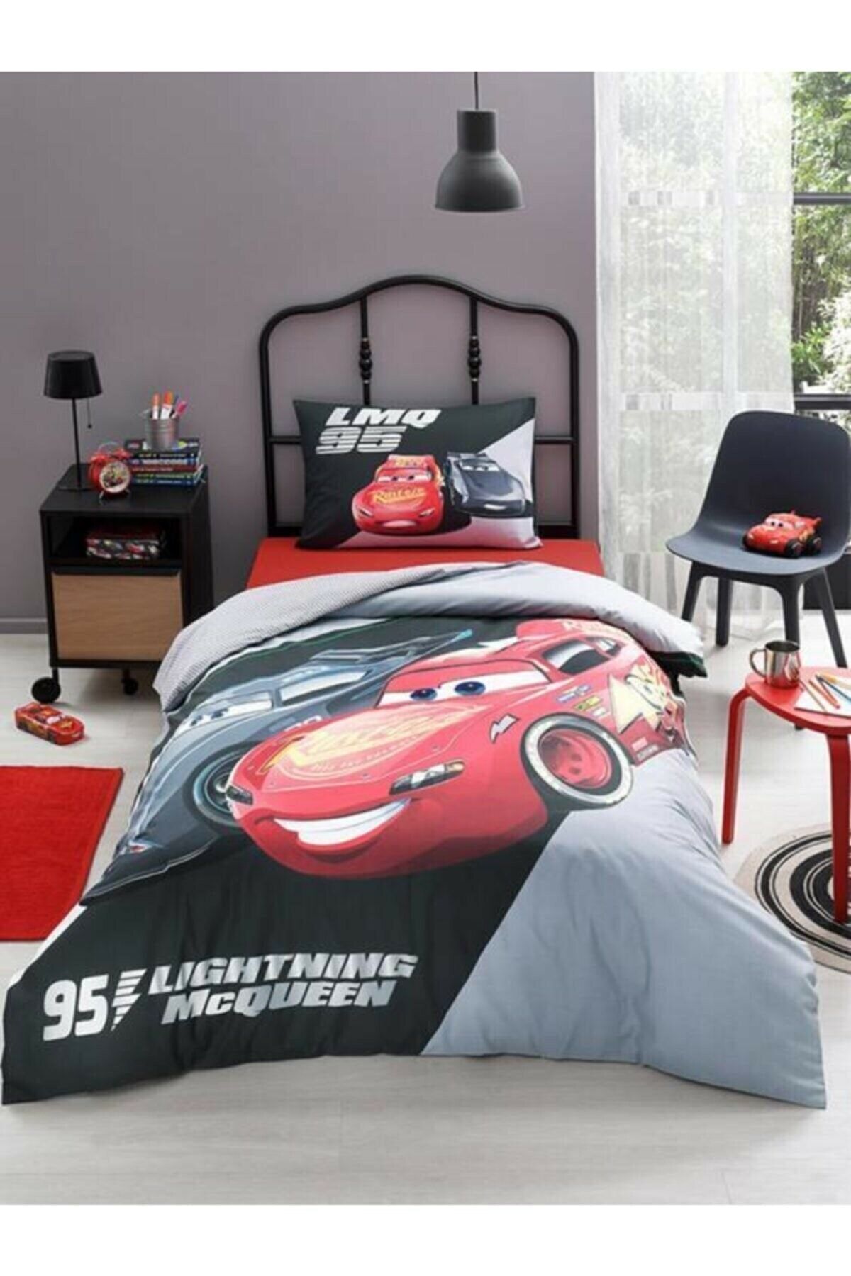 Lightning mcqueen cheap single duvet set