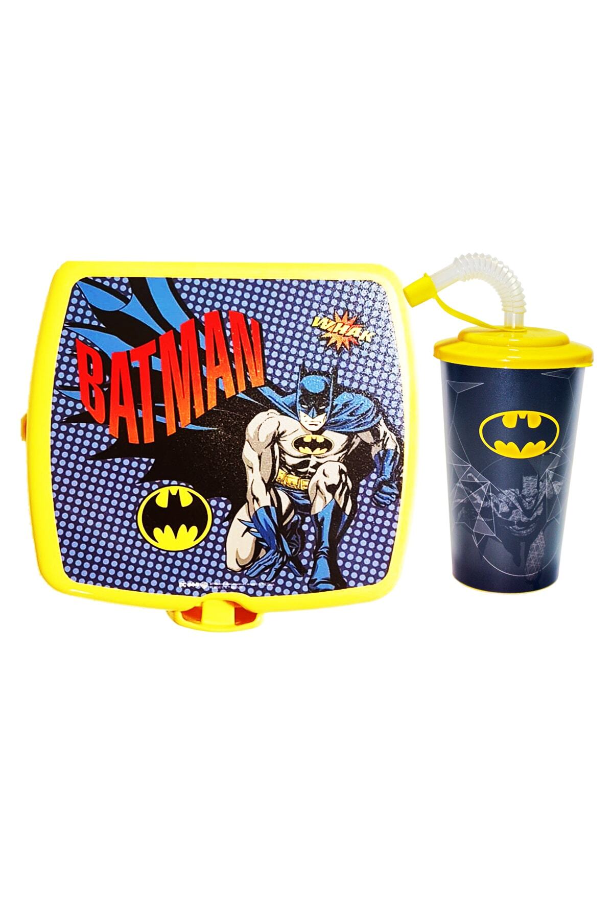 Tuffex Batman Beslenme Kutusu Ve Pipetli Bardak 2'li Takım