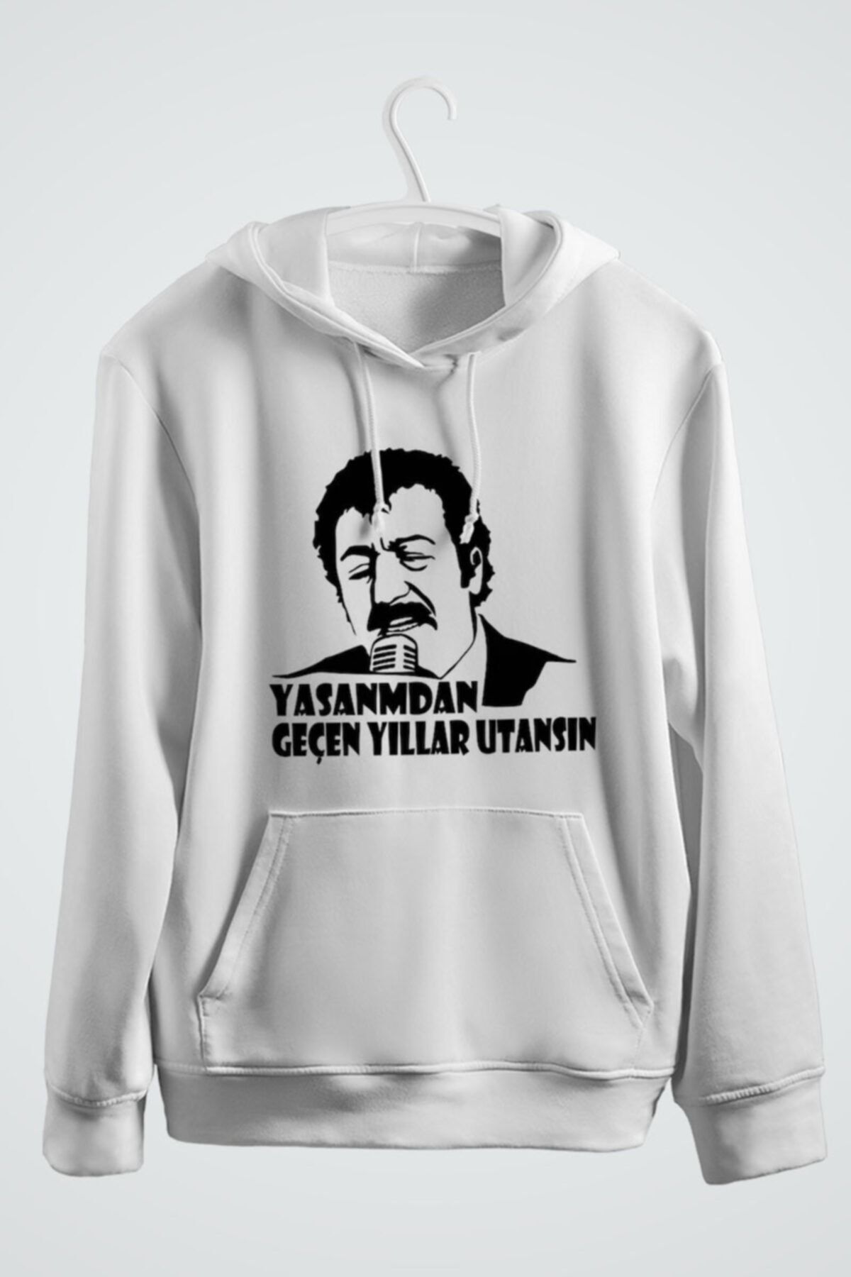 casie Müslüm Gürses Baskılı Kapşonlu Sweatshirt Mgb1