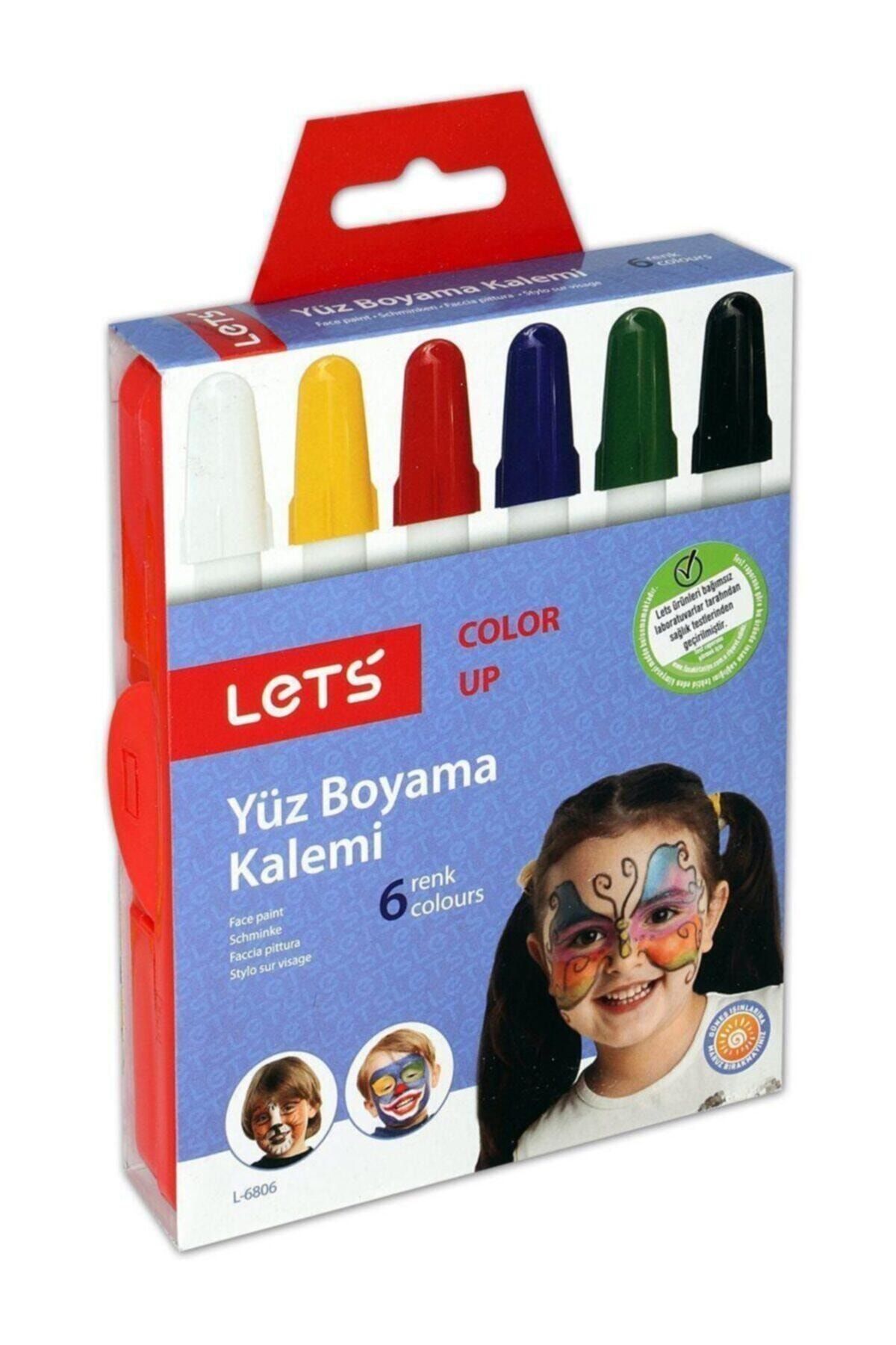 Lets Yüz Boyama Kalemi 12 Renk Çevirmeli L6812