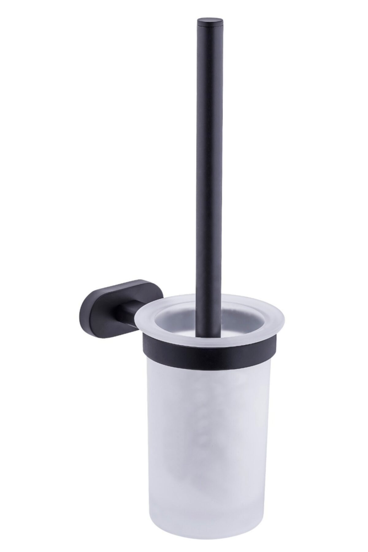 CAMERO Otto Black Serisi Camlı Klozet Fırçası