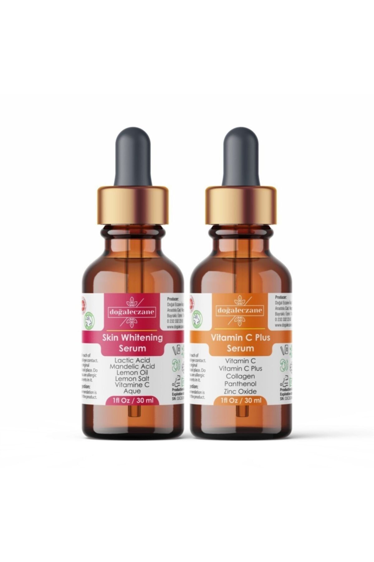Doğal Eczane Cilt Beyazlatma Serum Seti