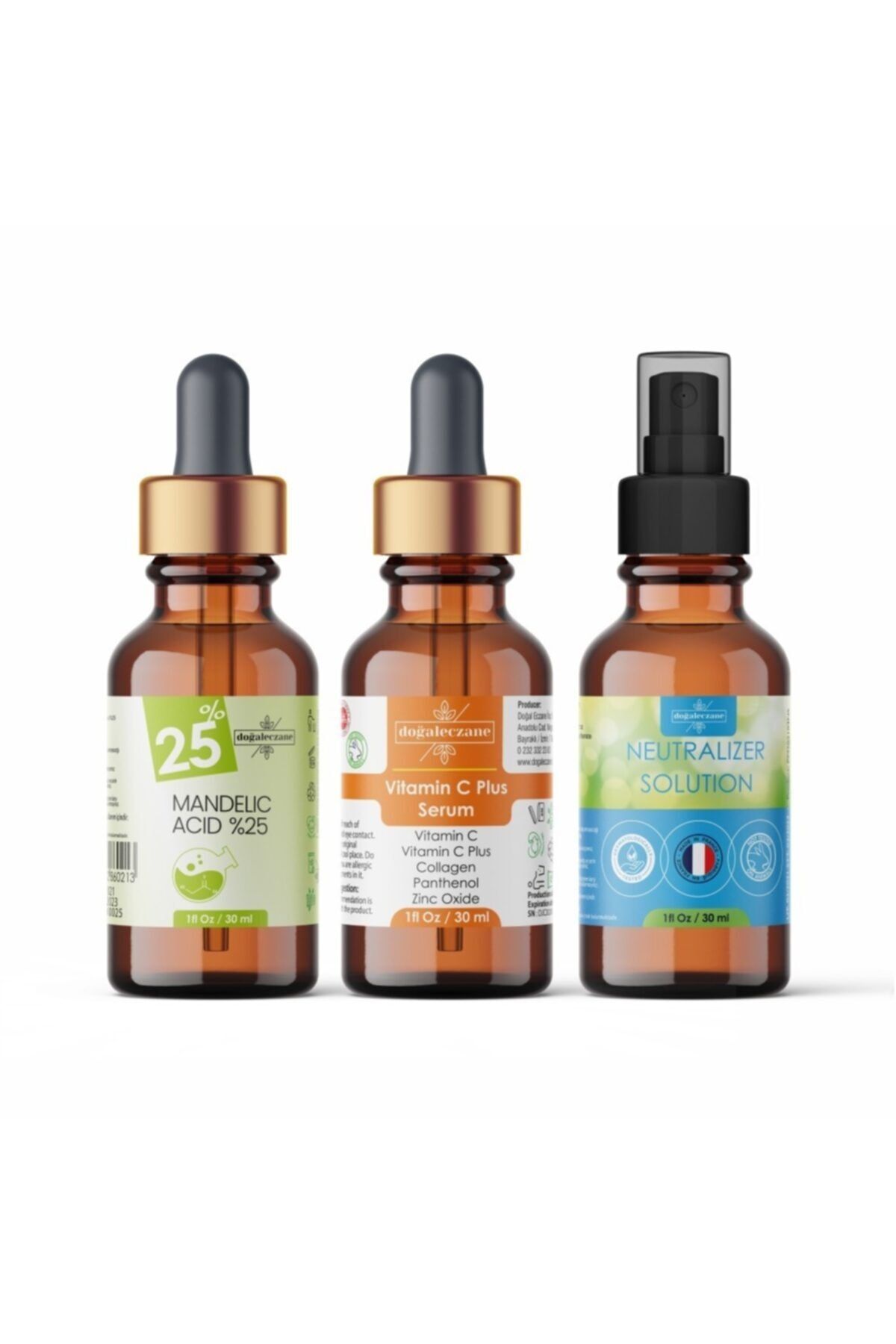 Doğal Eczane Güneş Lekeleri Peelingi Mandelik Asit %25 Set