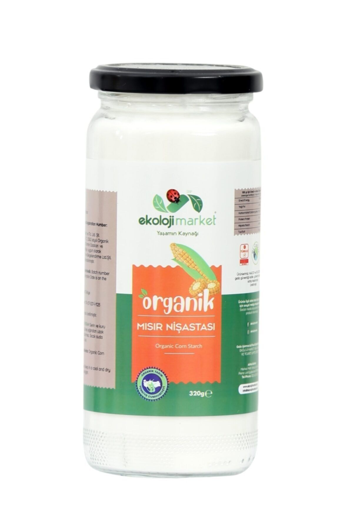 Ekoloji Market Organik Mısır Nişastası 320 Gr -glutensiz-