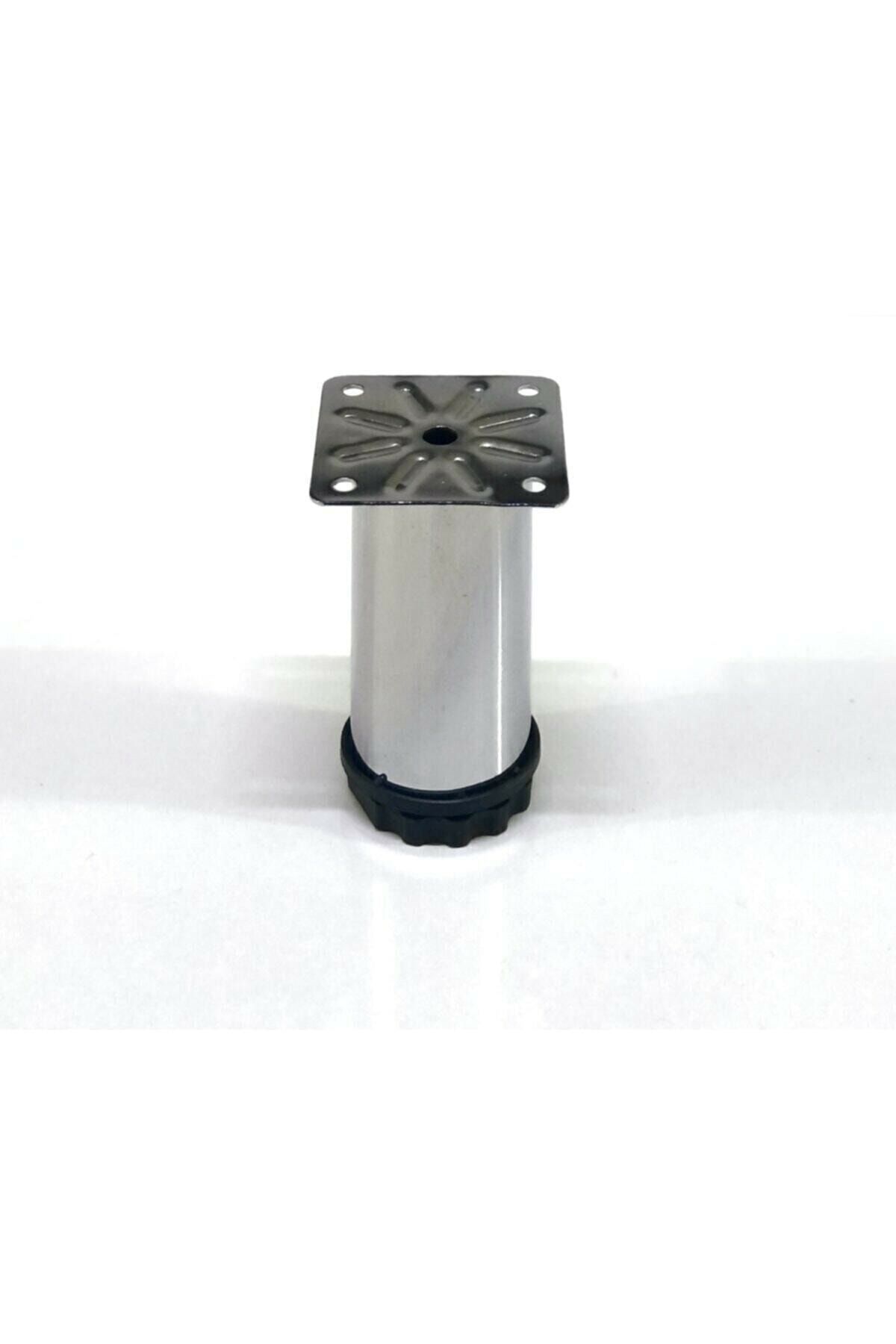 EYLULHİRDAVAT Metal Baza Dolap Ayağı Krom 12cm