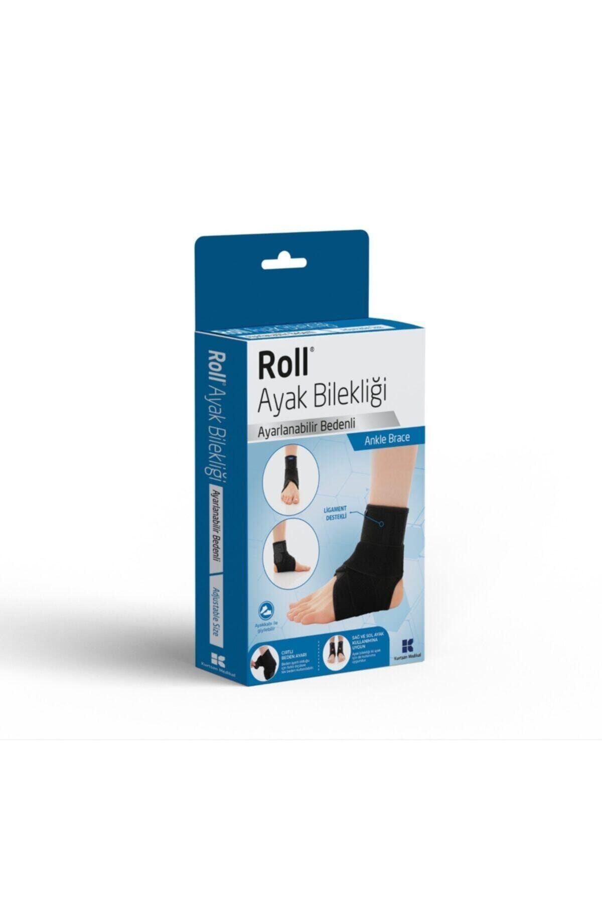 Roll Ayak Bilekliği Ligament Destekli Ayarlanabilir Bedenli