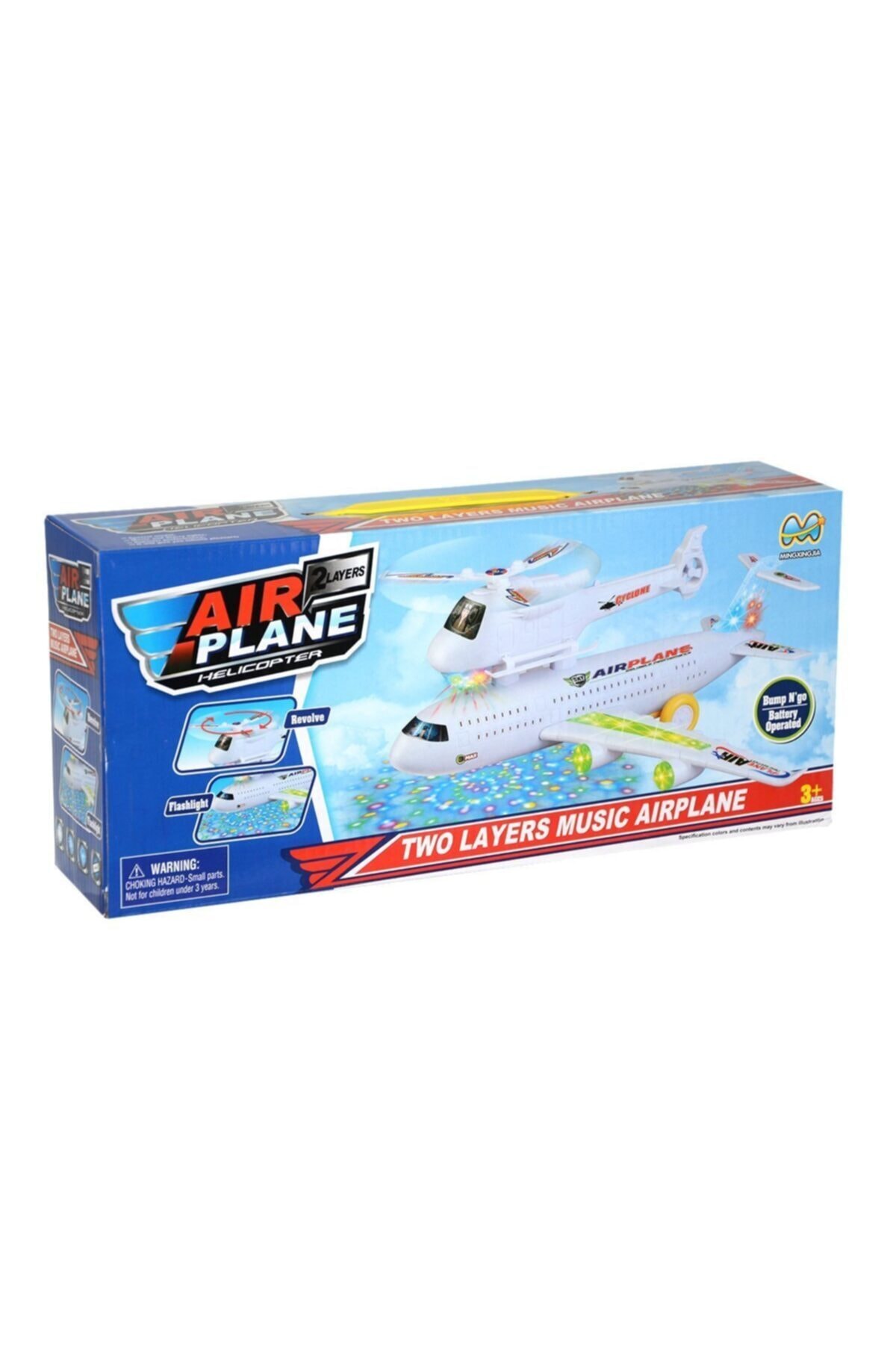 CAN OYUNCAK 2 Katlı Uçak Ve Helikopter