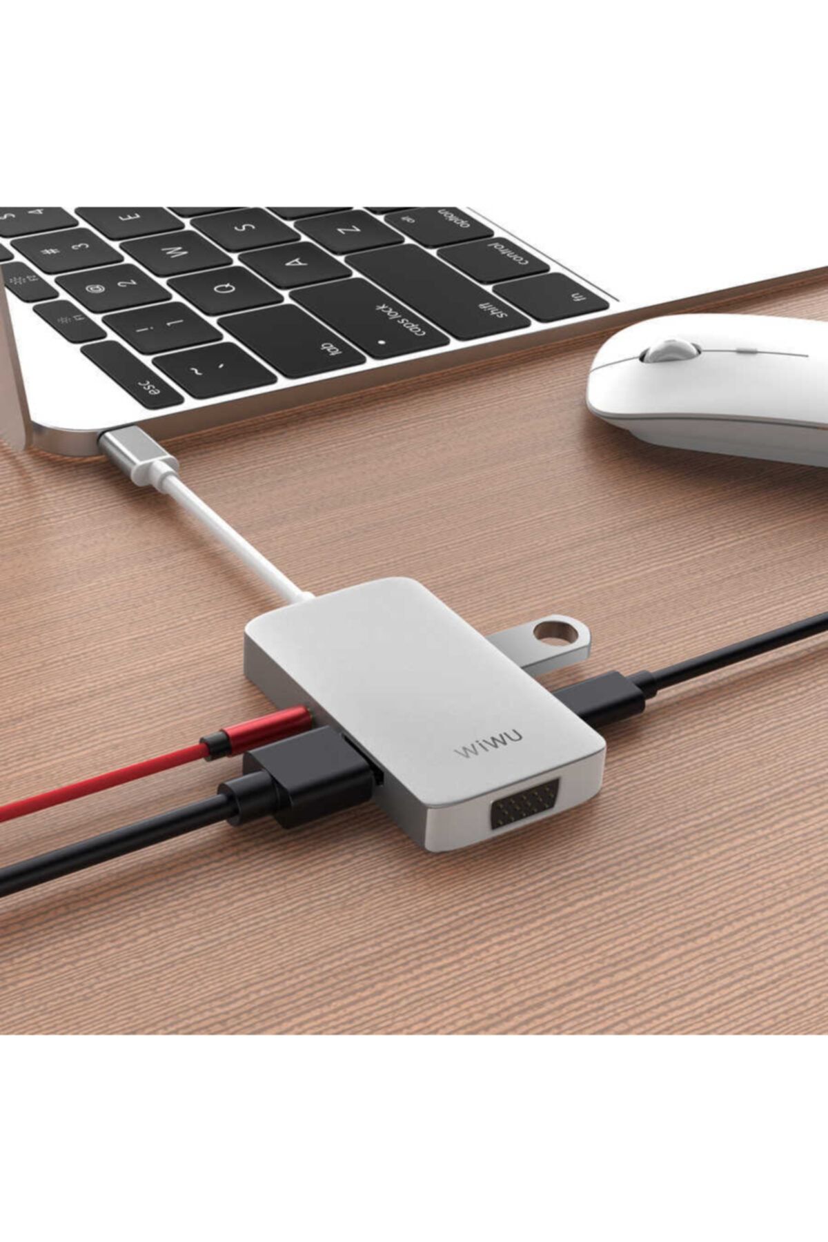 WIWU Mac Mini Uyumlu 5in1 Type-c Çoklayıcı