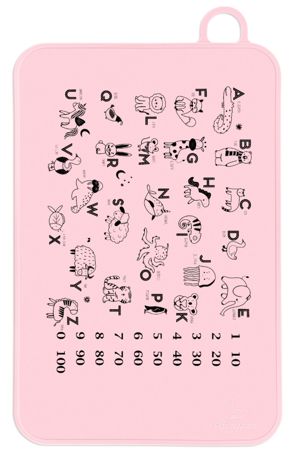 Parlaware Eğitici Oyun Matı Boyanabilir, Silinebilir, Gıdaya Uygun, Çocuk, Beceri, Oyun Matı. Pembe