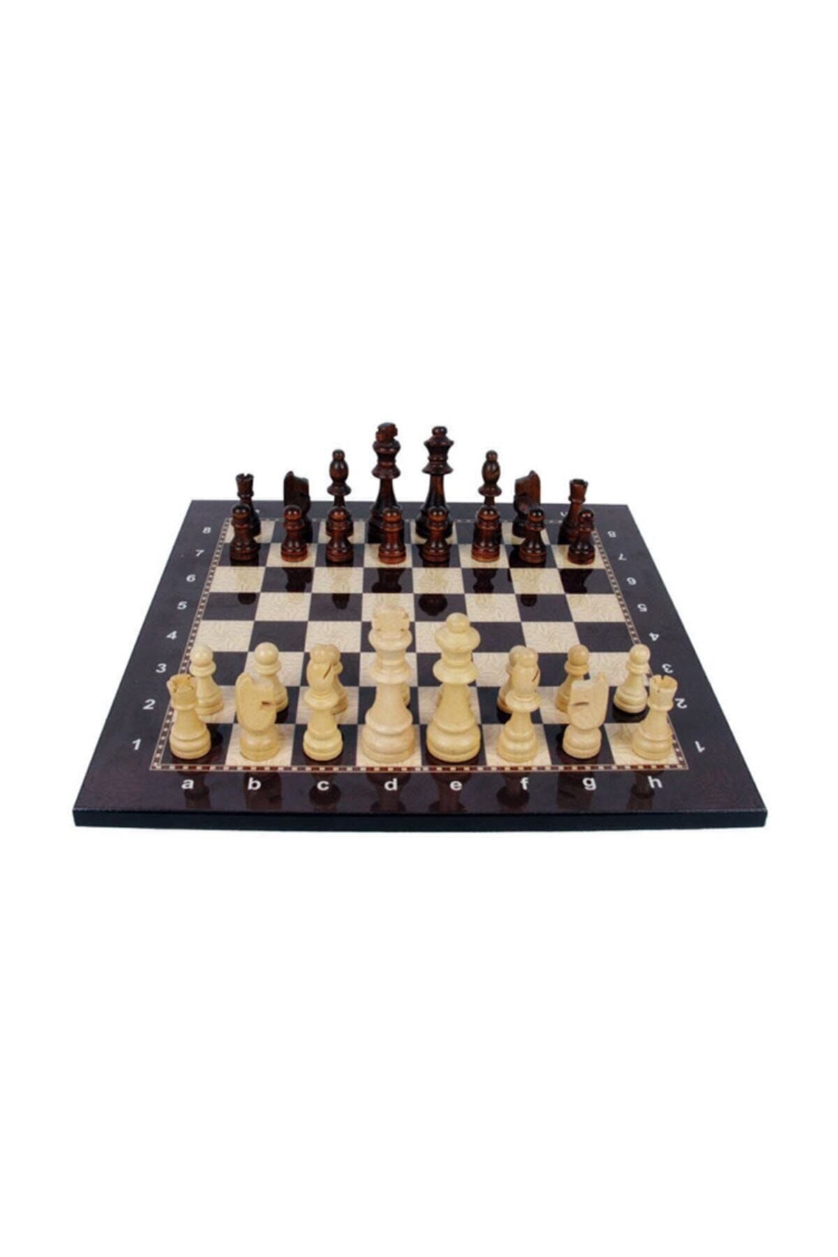 checkmate Lüks Ağaç Ahşap Satranç Takımı Seti Ahşap Figür Dama Üstün Kalite