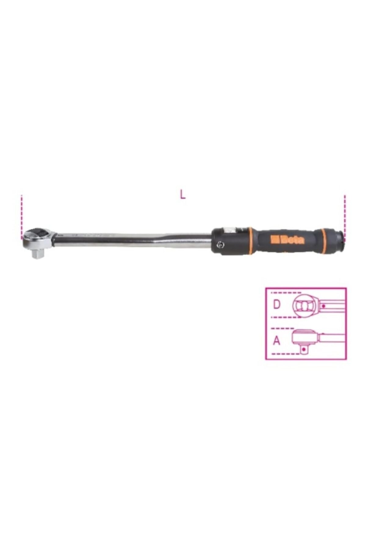 Beta 666n/10 Tork Anahtarı 20-100 Nm 3/8''