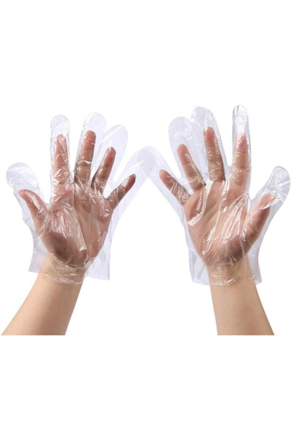 Delicate Surgical Şeffaf (POŞET) Eldiven 10000 Adet (100 PAKET) Hışır Eldiven 100lü X100 Adet Poşet Eldiven