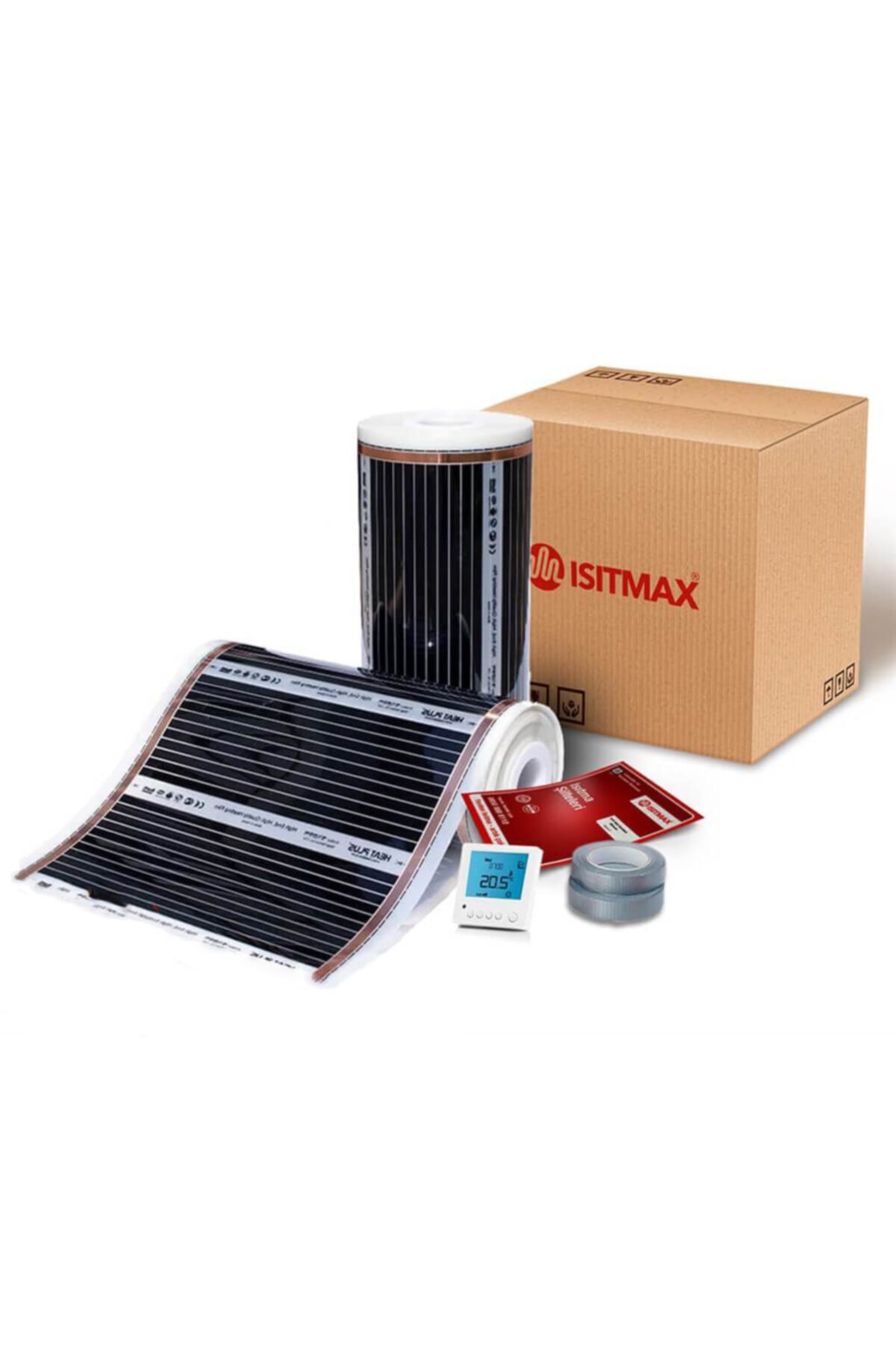 ısıtmax Kapalı Balkon Ve Kış Bahçesi Laminant Altı Elektrikli Yerden Isıtma Karbon Film 14m2