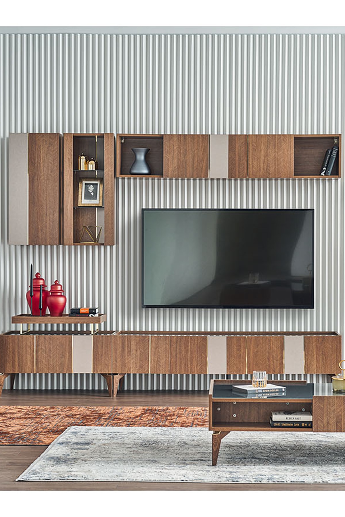 Doğtaş Likya Tv Ünitesi Kapaklı Üst Yan Modül