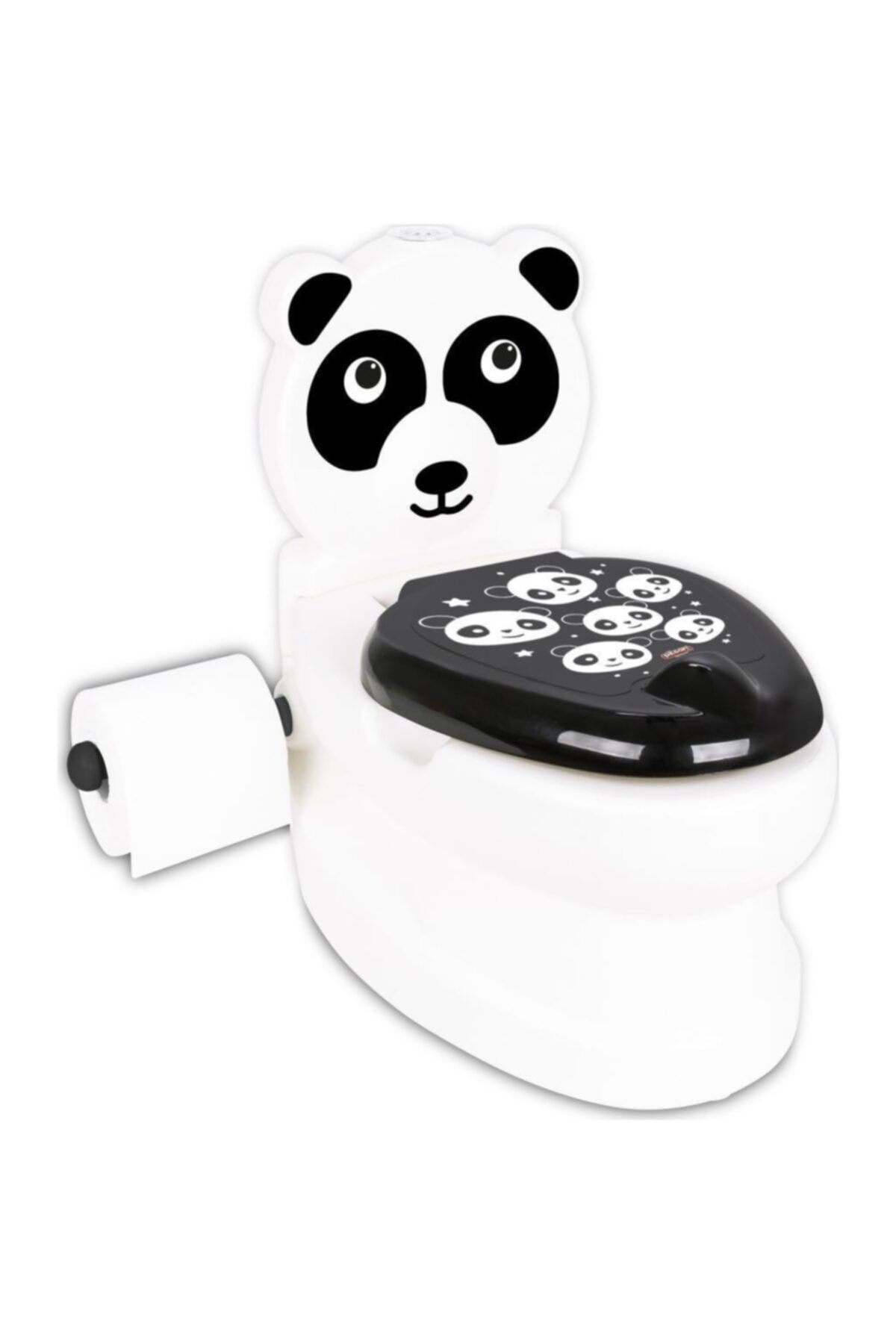 PİLSAN Eğitici Klozet - Sesli Ve Işıklı Eğitici Lazımlık , Siyah Panda