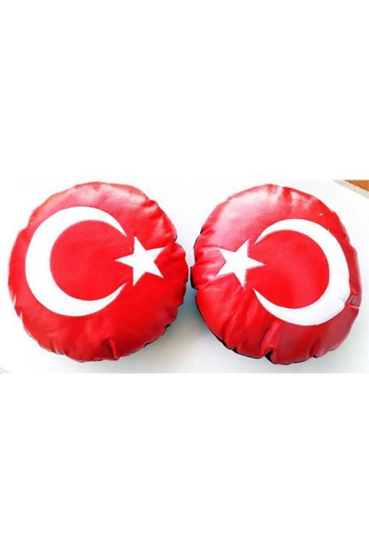 MağazanYanında Transformacıon Türk Bayrağı Deri Boyun Yastığı 2 Adet