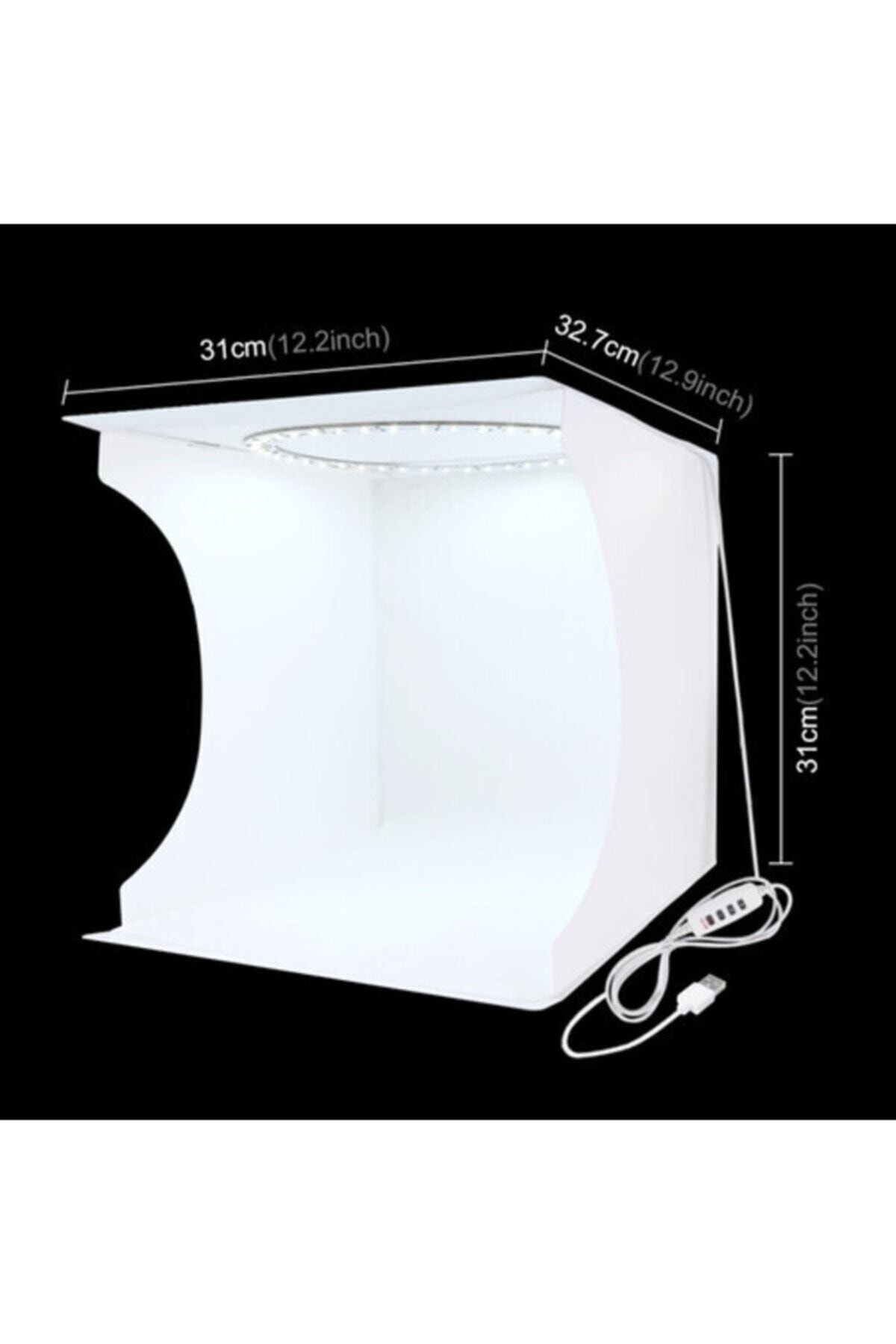 Battunique Unico Puluz Pu5030 Photo Box 30x30 Led Işıklı Ürün Çekim Çadırı