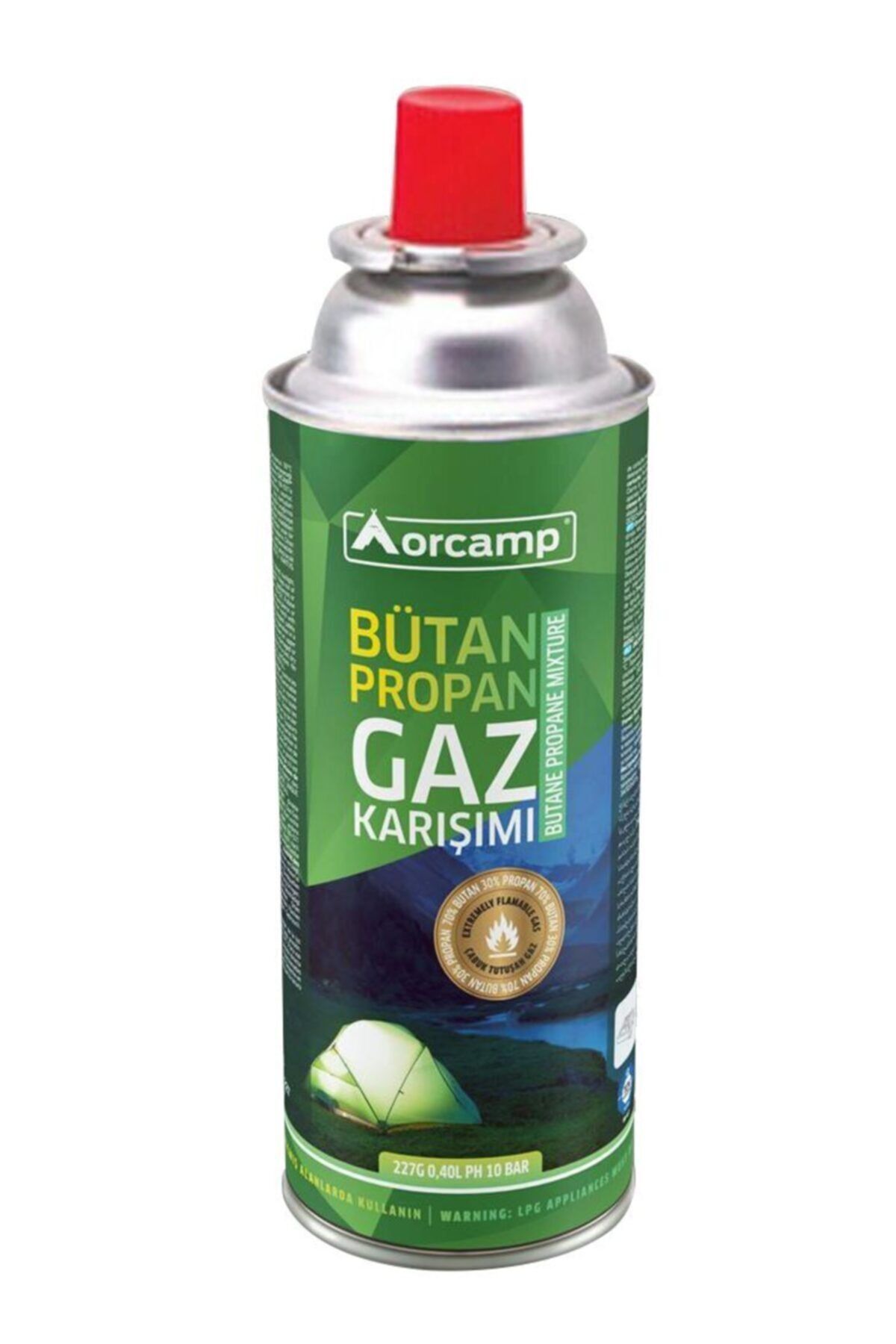 Orcamp Orgaz 227 Gram Valfli Gaz Ocak Kartuşu