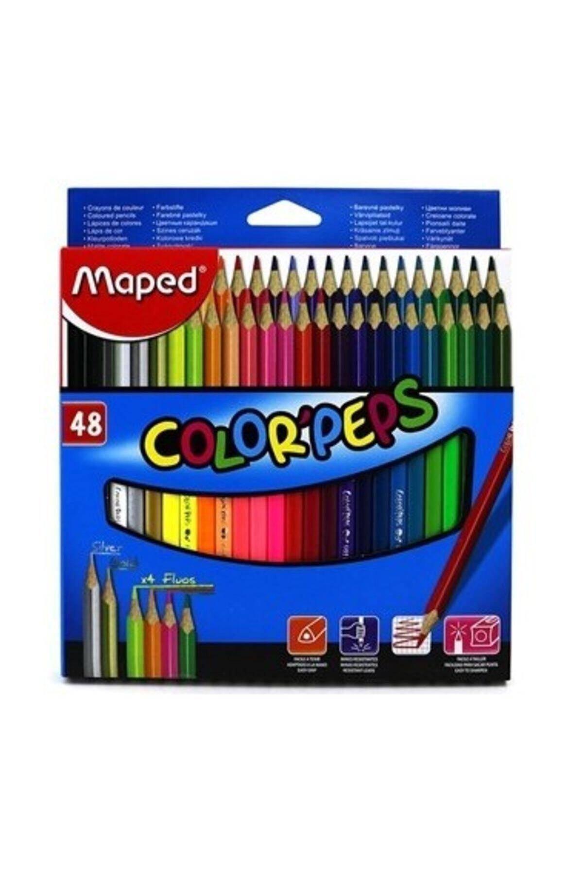 Maped Kuru Boya Kalemi 48 Renk