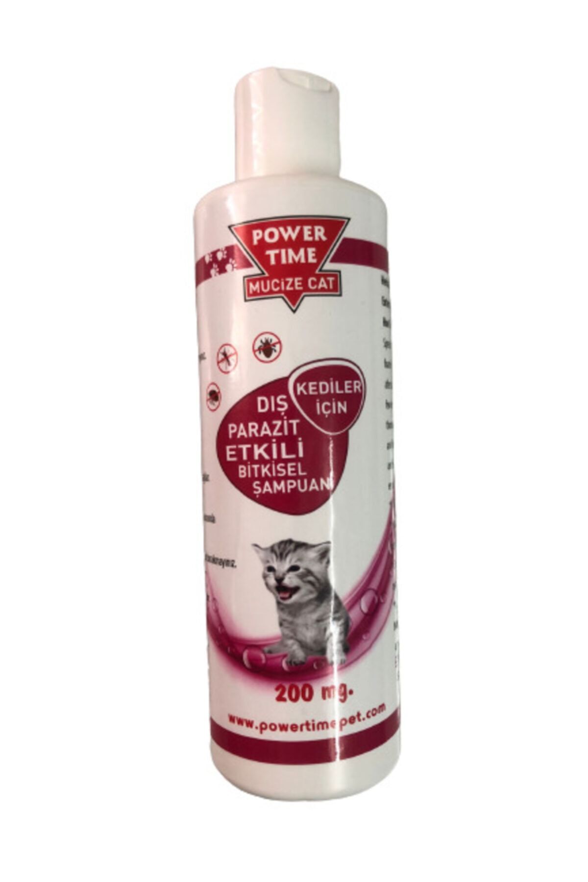 powertime Power Tıme Kedi Dış Parazit Şampuan 200 ml