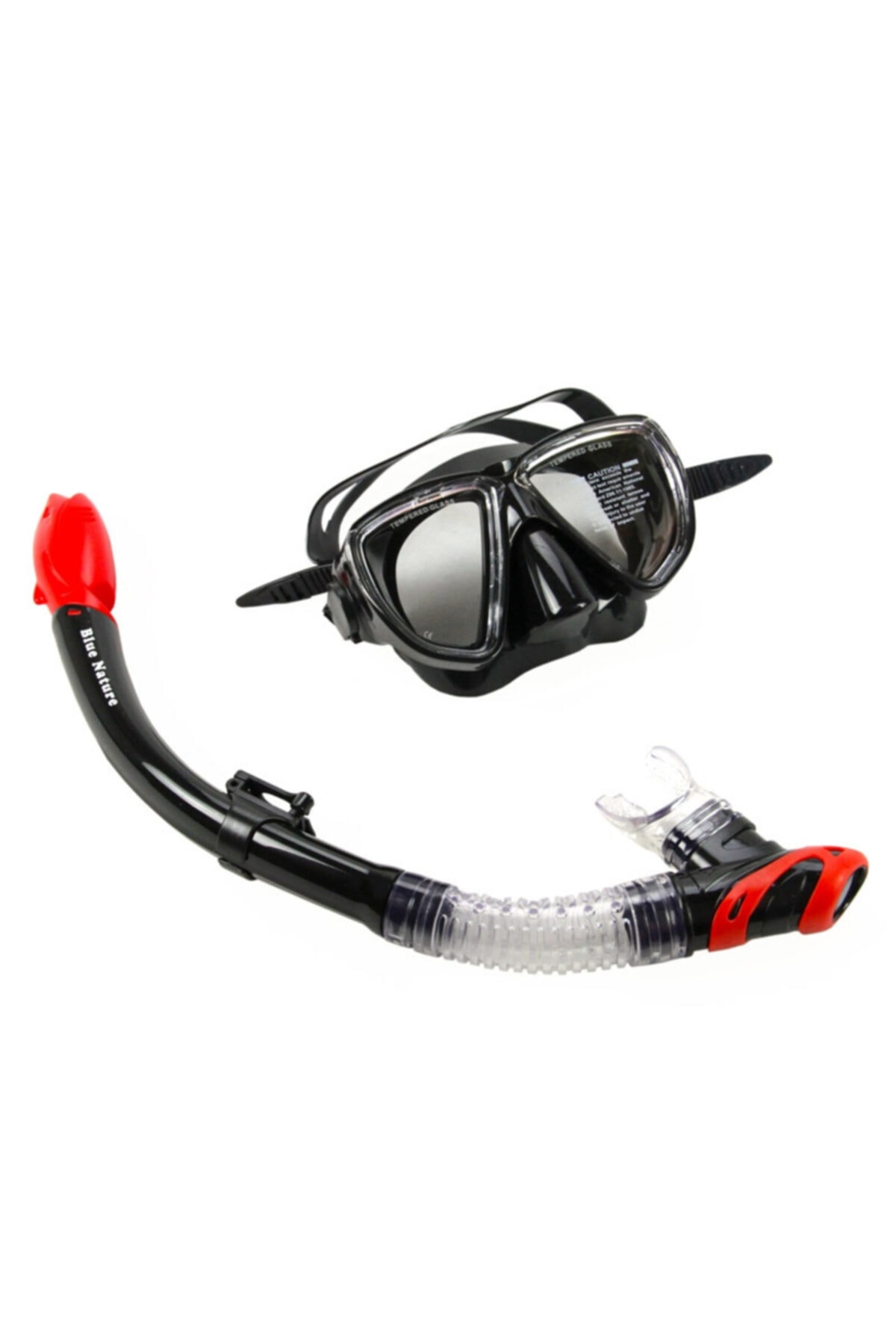 elifeoutdoor Vrd2010 Vakumlu Yetişkin Gözlük Ve Şnorkel Set Siyah