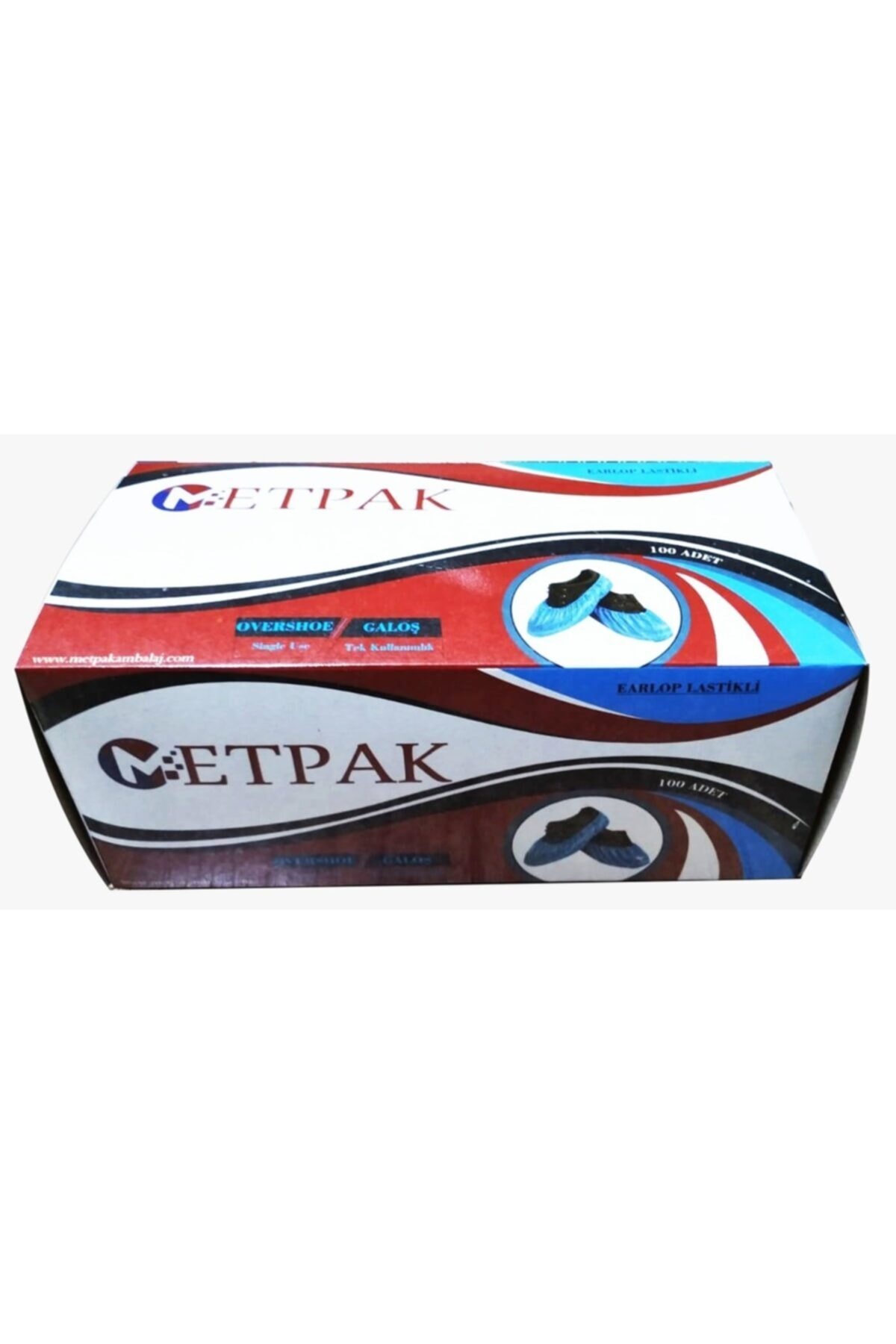METPAK Mavi Galoş 100 lü Paket