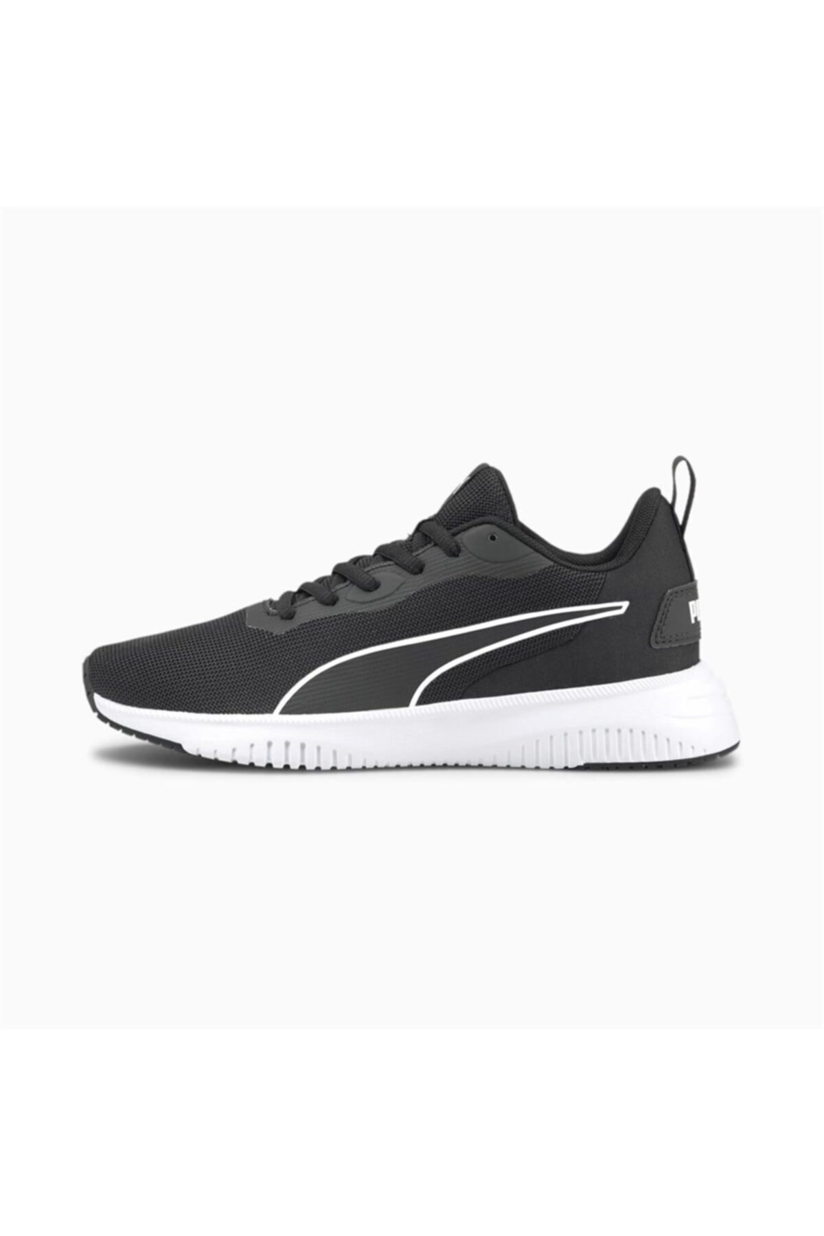 Puma Flyer Flex Jr 195562 01 Beyaz-siyah Kadın Spor Ayakkabısı