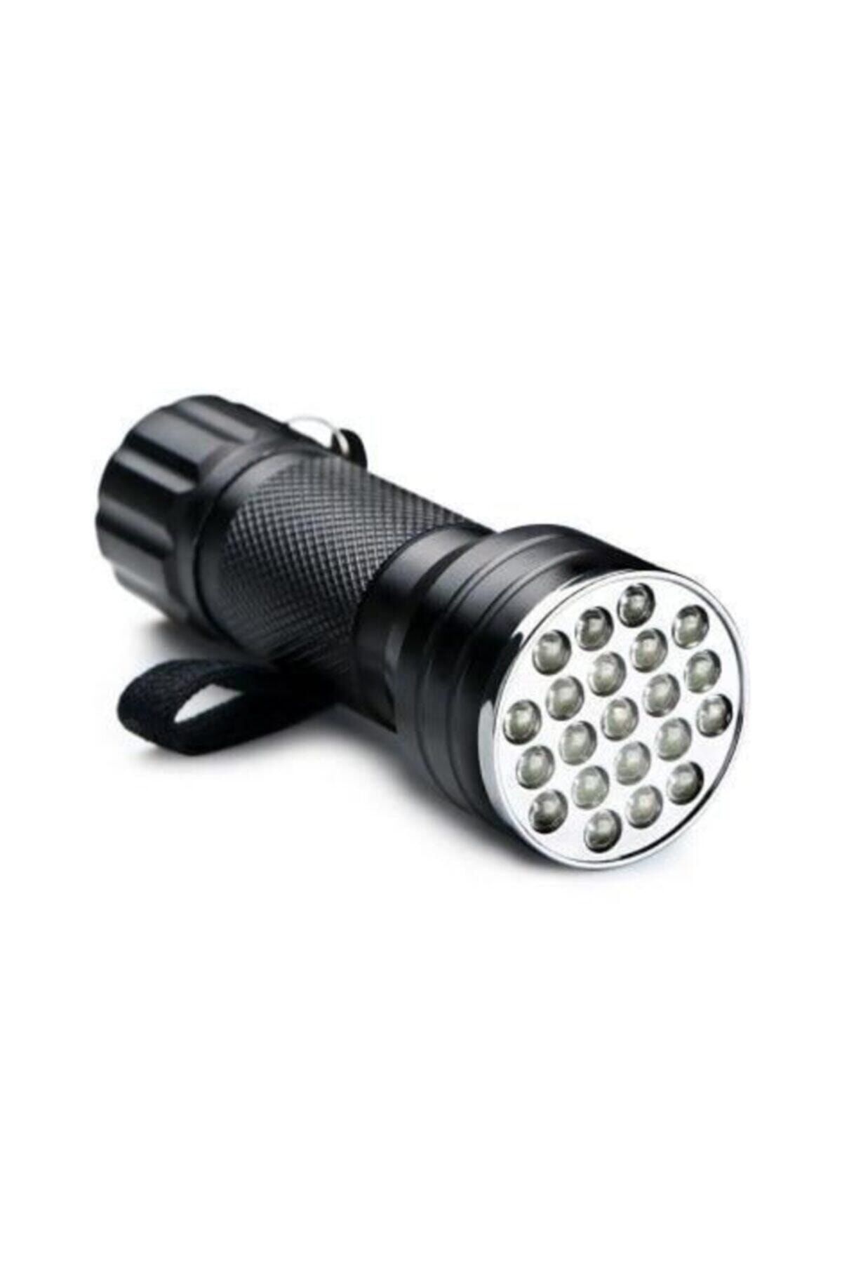 Guassi Uv Fener 21 Led Gs-142 Ultraviyole Fener Mor Uv Işık Lamba