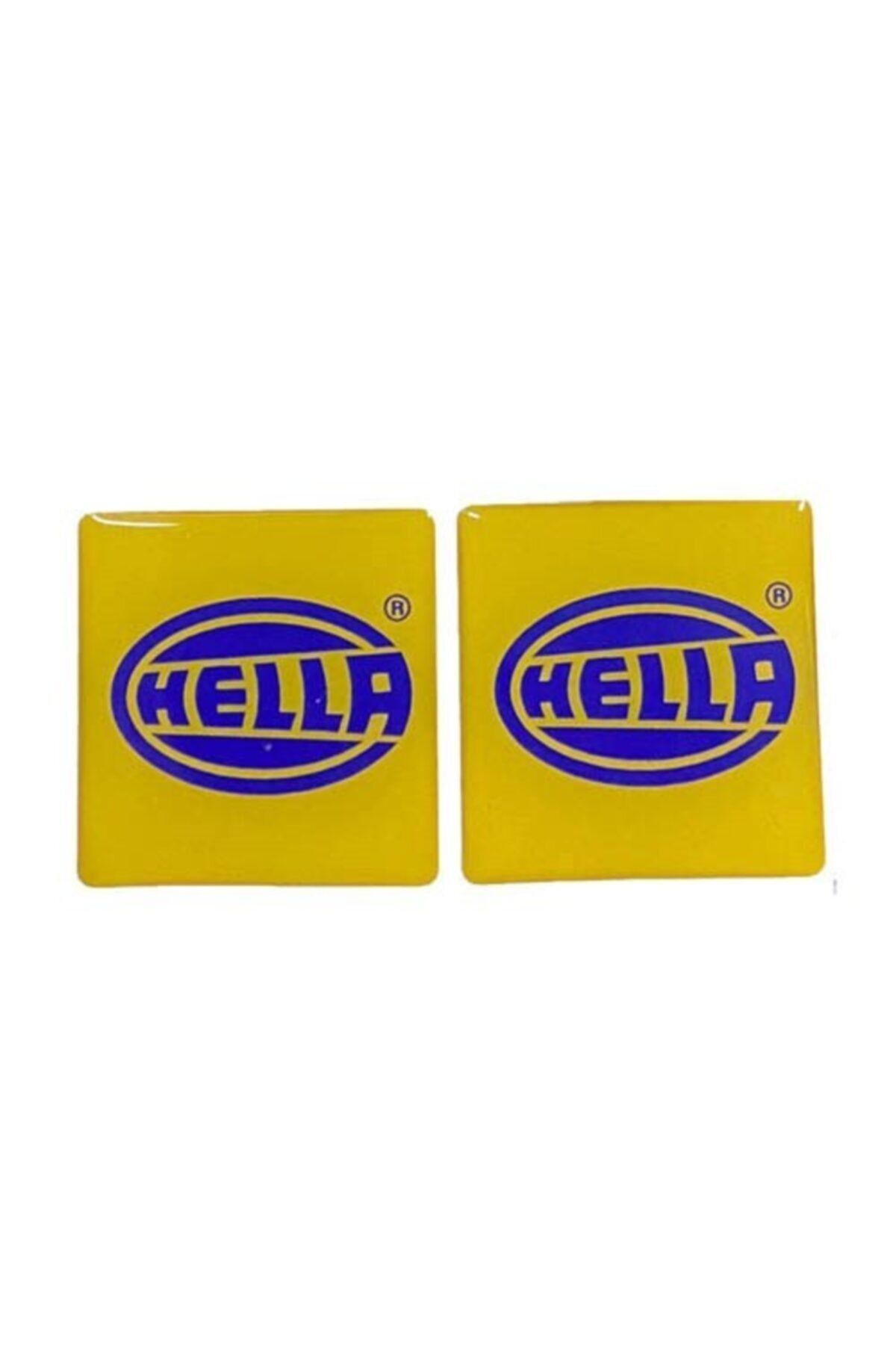 EMTUNİNG 2 Adet Hella Sarı Plaka Pulu Damla Sticker 1.kalite