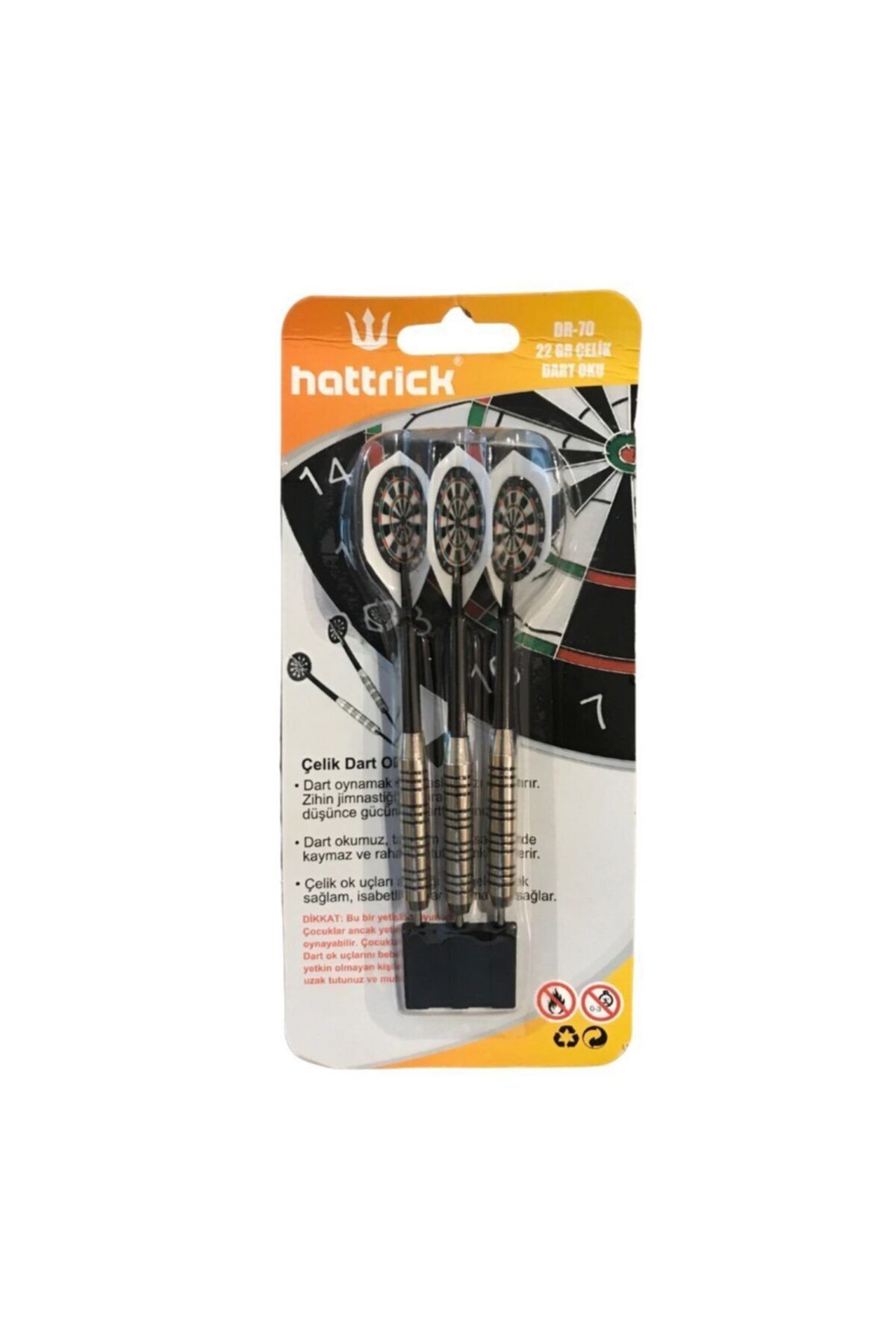 ÖZBEK Çelik Dart Oku 22 Gr. 3'lü