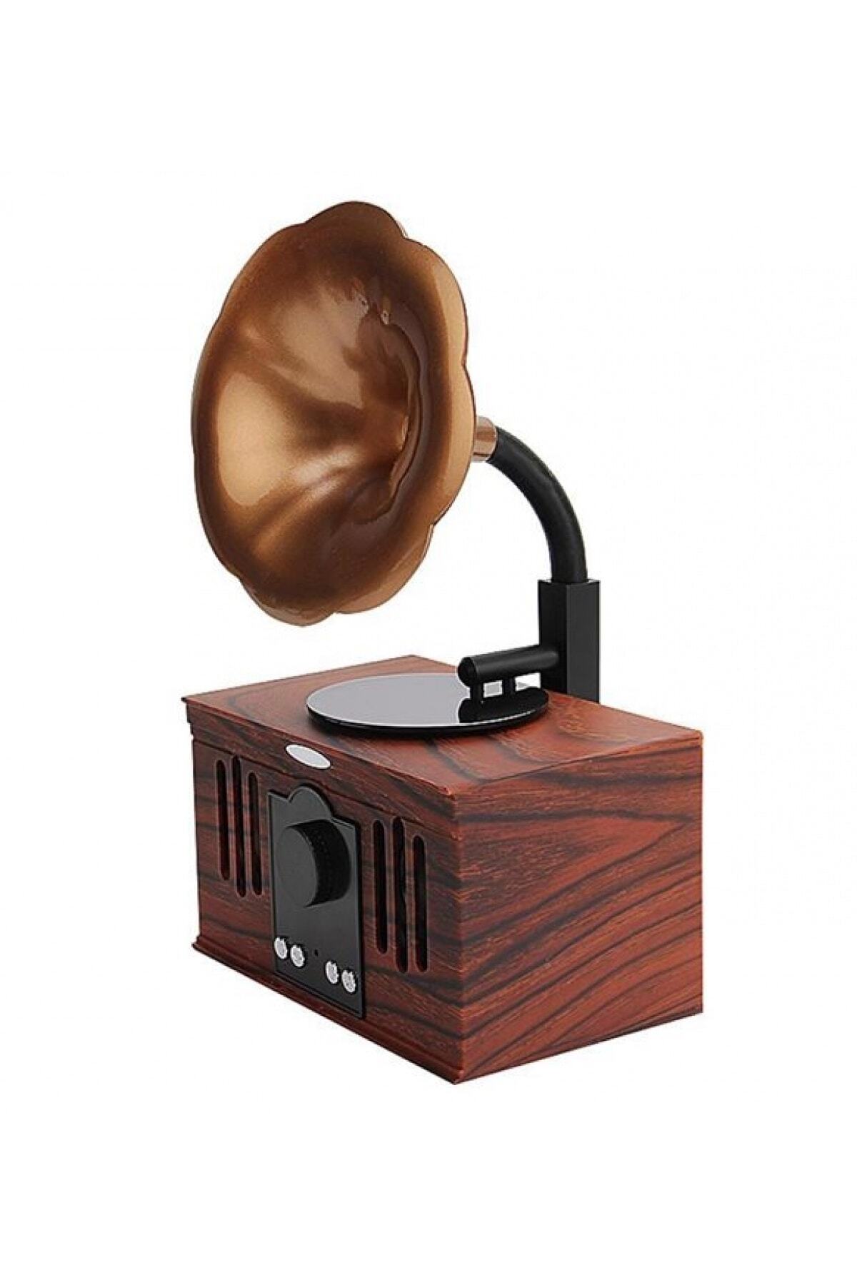 NO.8 HOUSE As80 Nostaljik Mini Dekor Retro Dizayn Gramofon Bluetooth Usb Fm Radyo