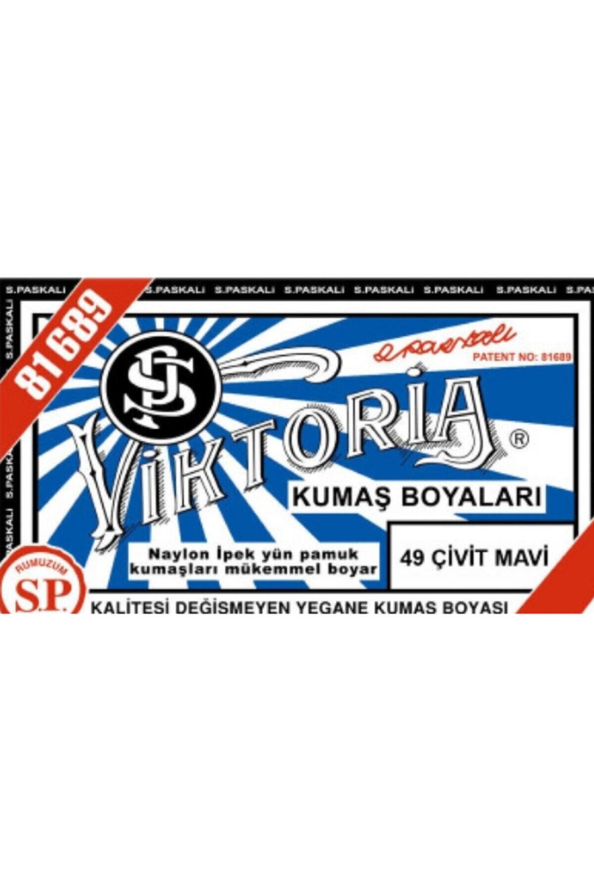 Viktoria Boya Kumaş Boyası 10 gr Çiviti Mavi