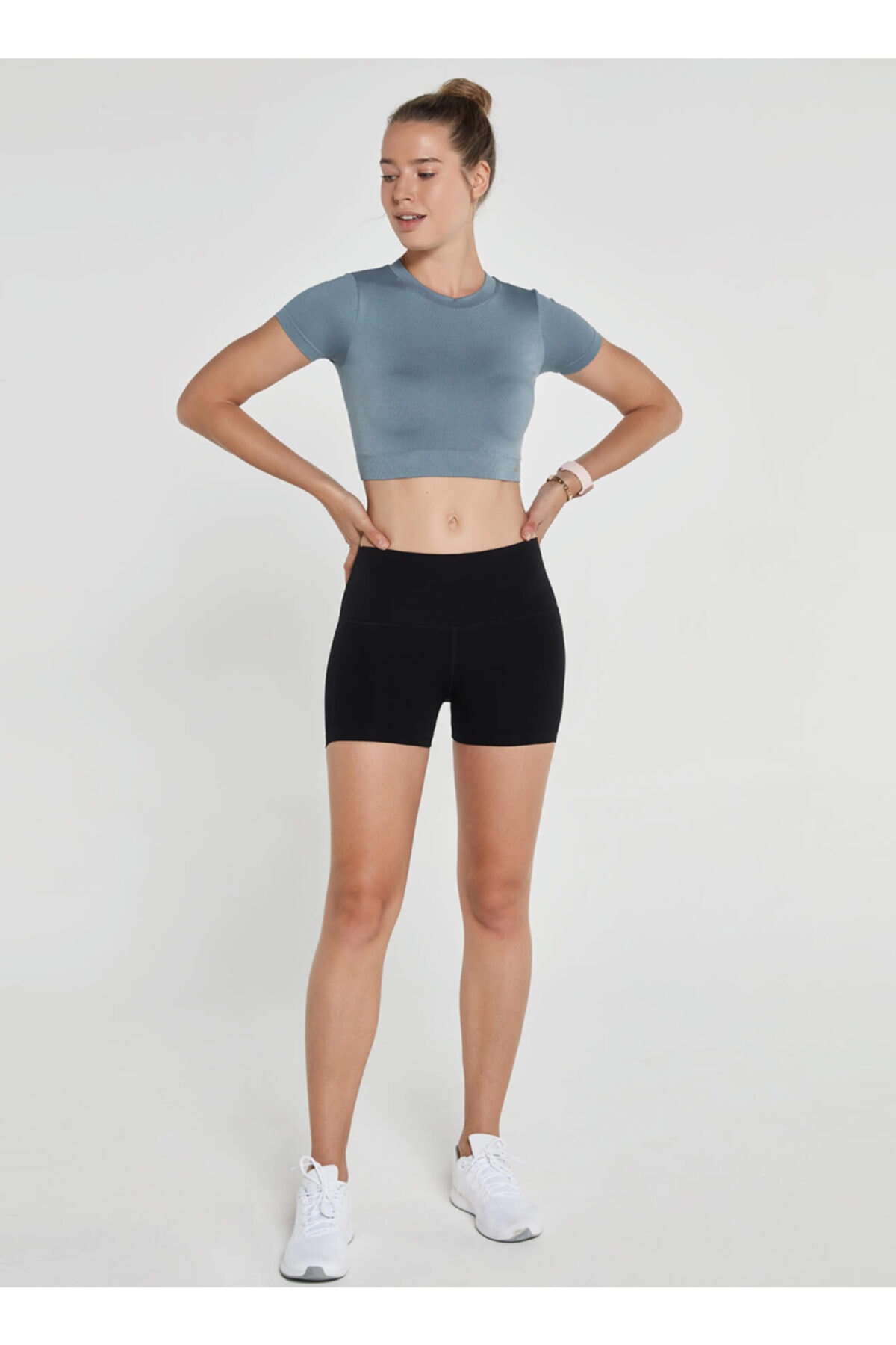 Jerf Captiva Yumuşak Dokulu & Esnek Crop Top