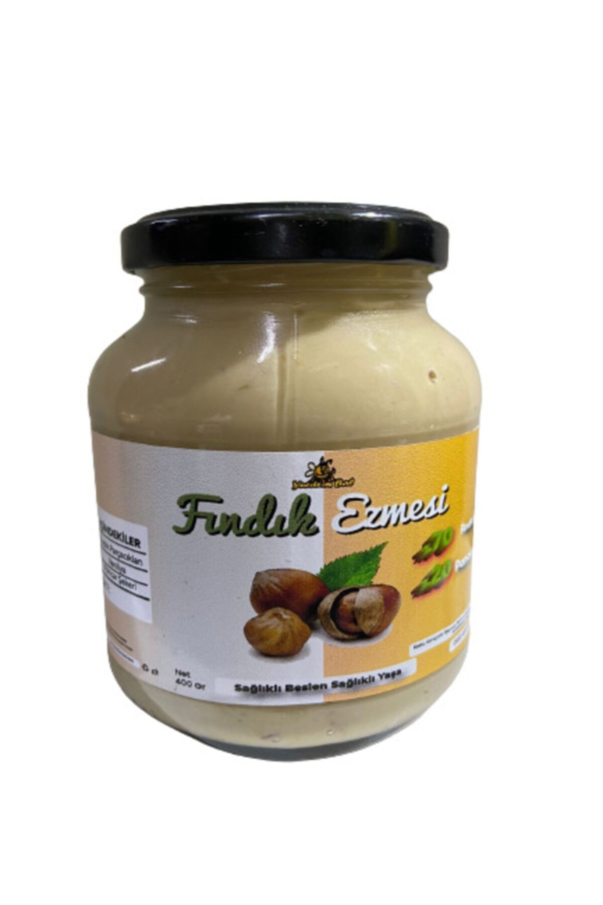 YURDUM YÖRESEL ÜRÜNLER %70 Fındık Parçacıklı Fındık Ezmesi 400gr