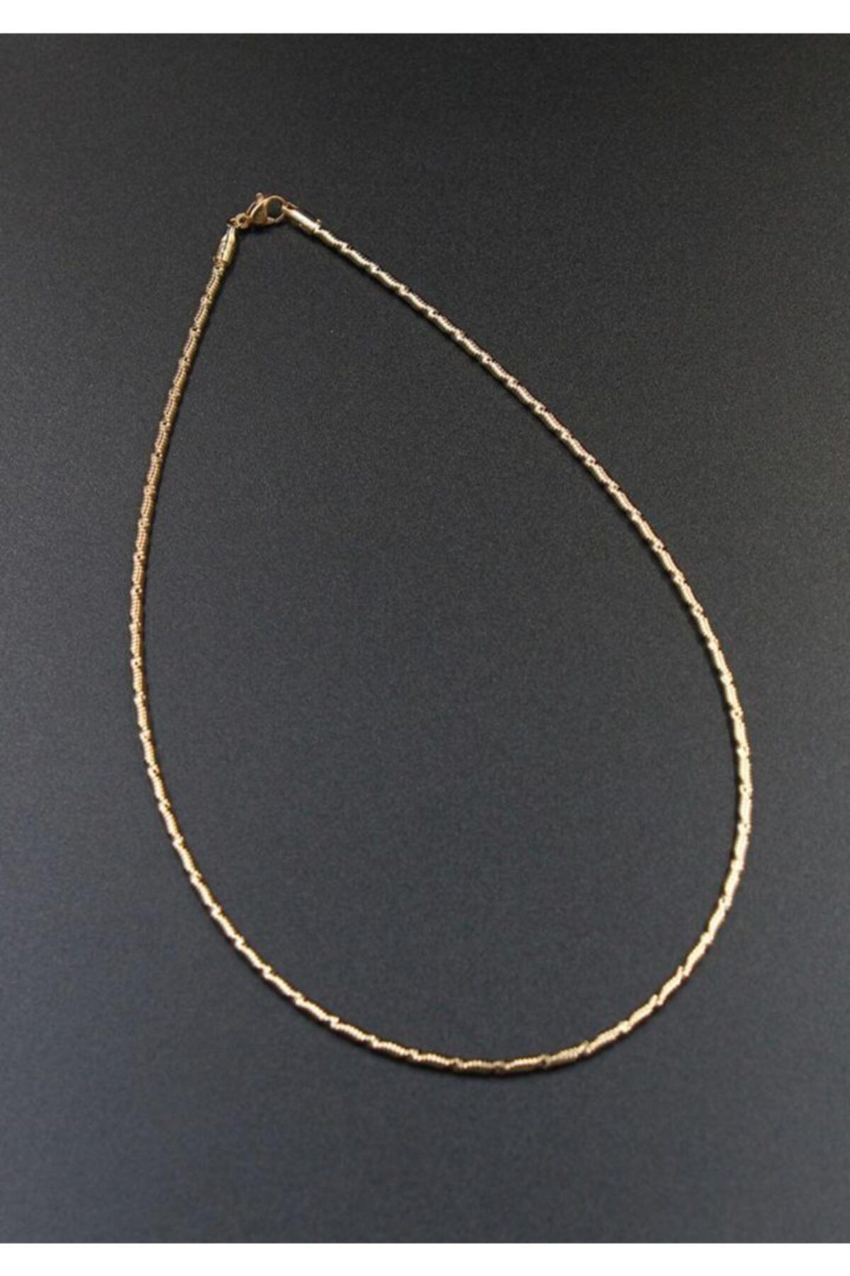 N&B ACCESSORİES Vip Gold Çelik Kolye