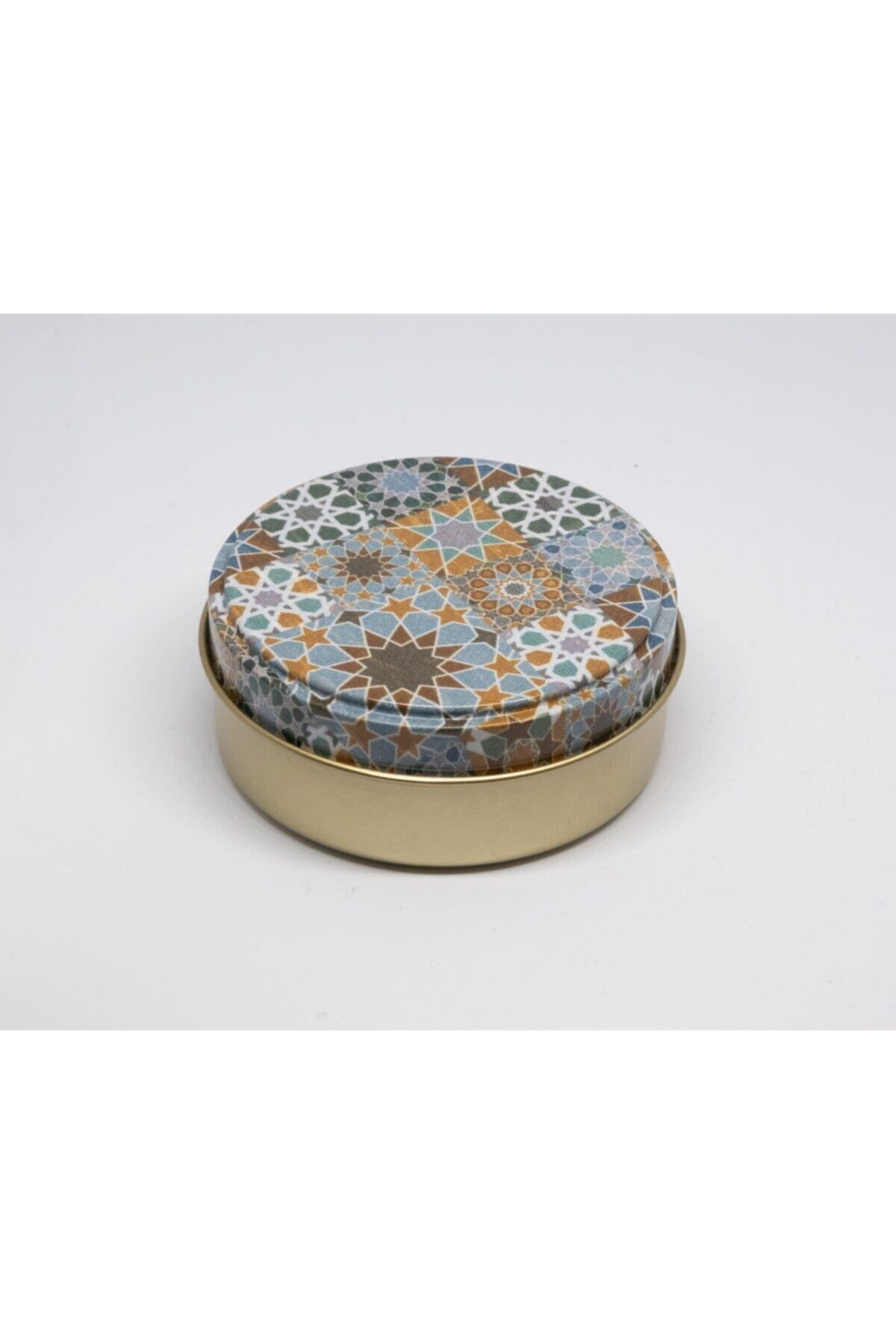 COCONUT HandMadeDesign Doğal Soya Mandala Teneke Mum