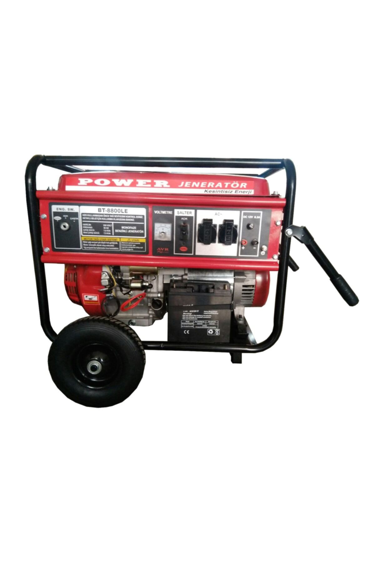 POWER Bt8800 Le3 6 Kw Benzinli Jeneratör Ipli/marşlı Tekerlekli