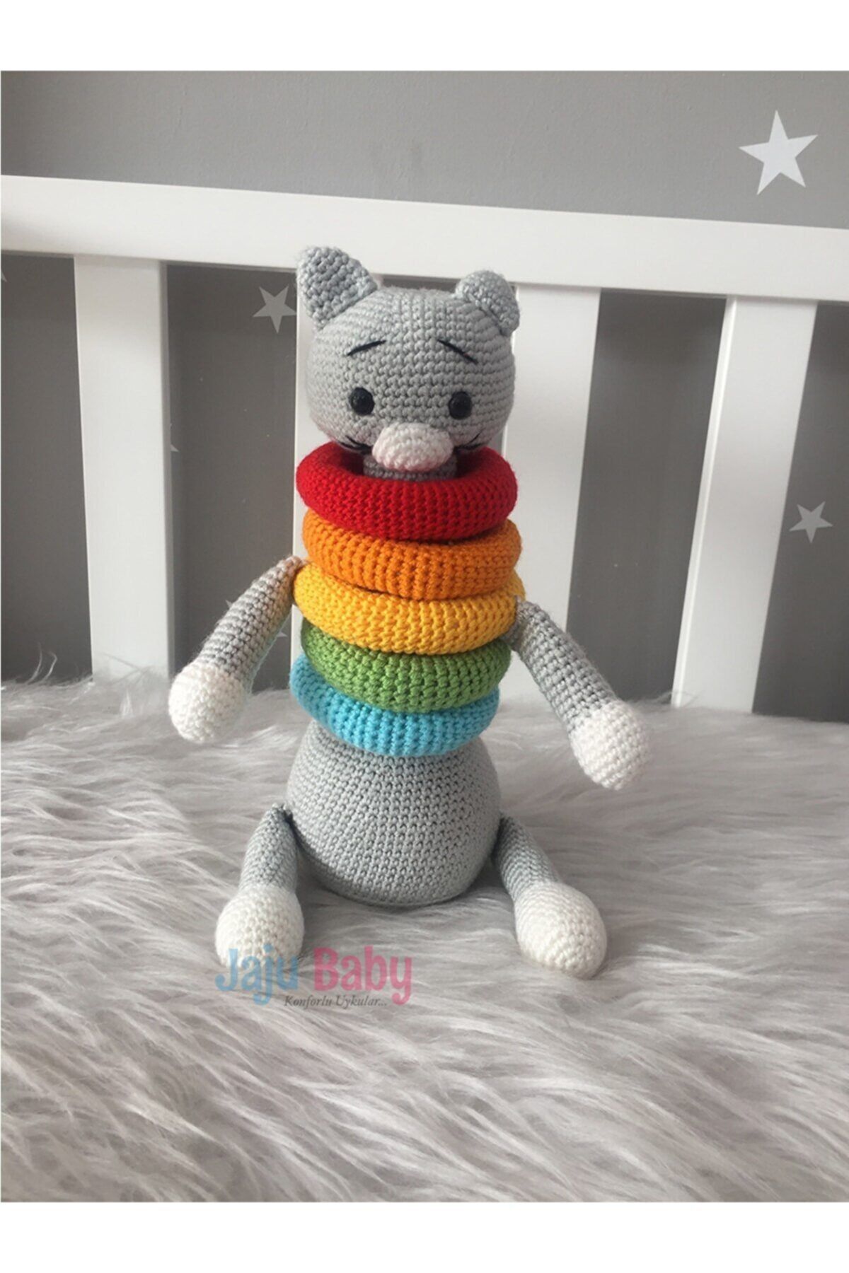Jaju Baby Amigurumi Eğitici Oyuncak Seti 30 Cm