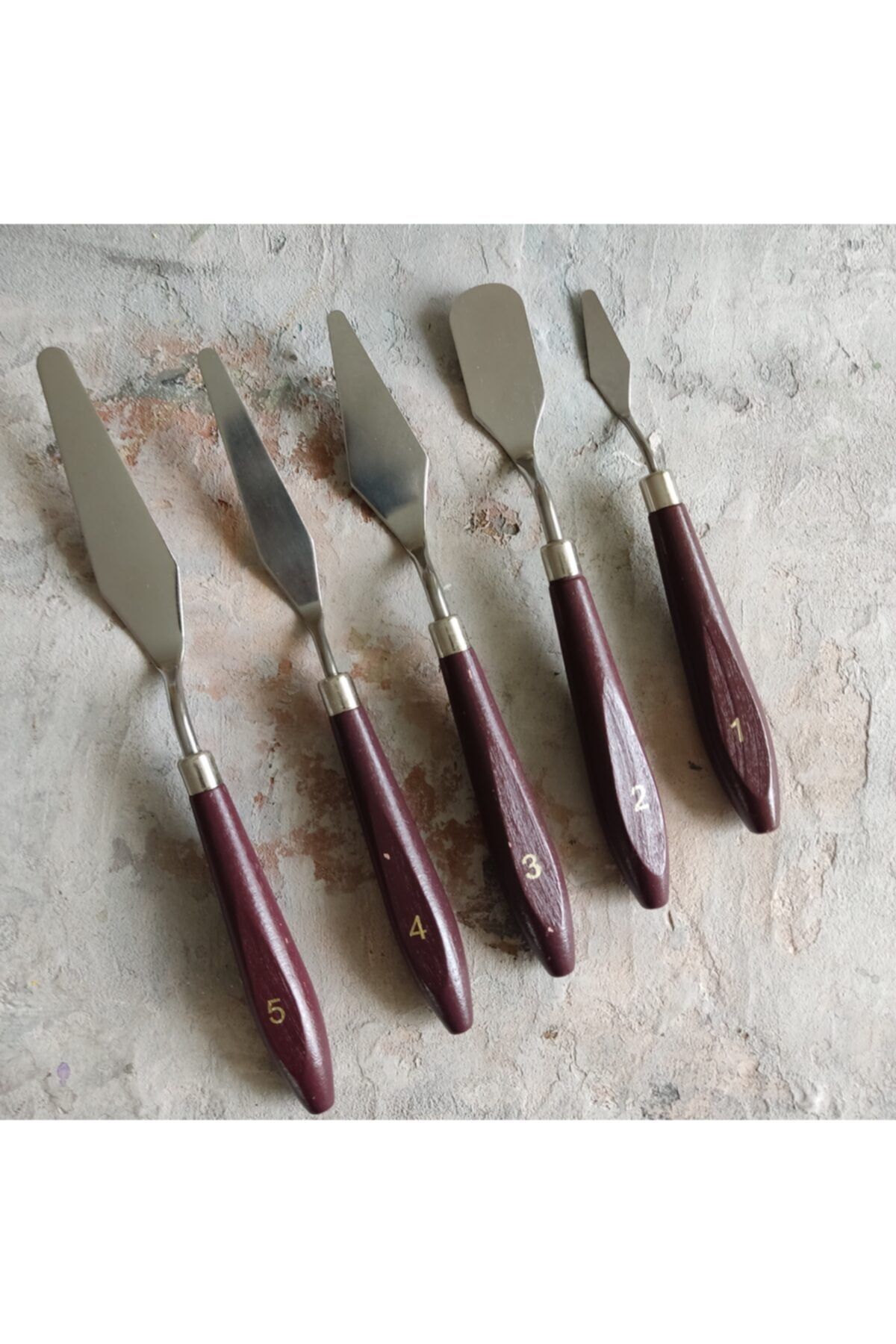 SERAP İSKENDER PAİNTİNG 5'li Spatula Set