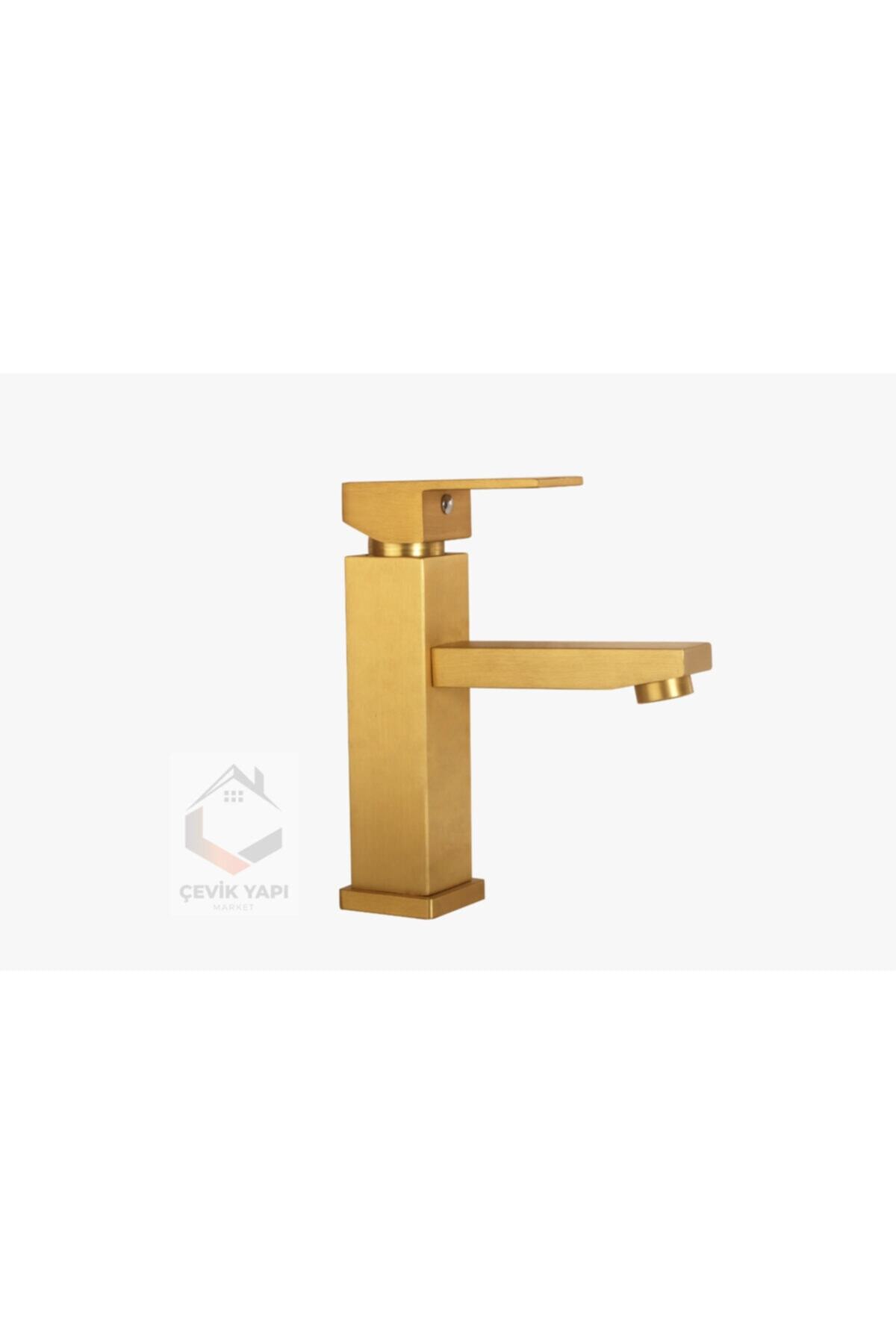 Rudi Gold Lavabo Bataryası Kare - 602g