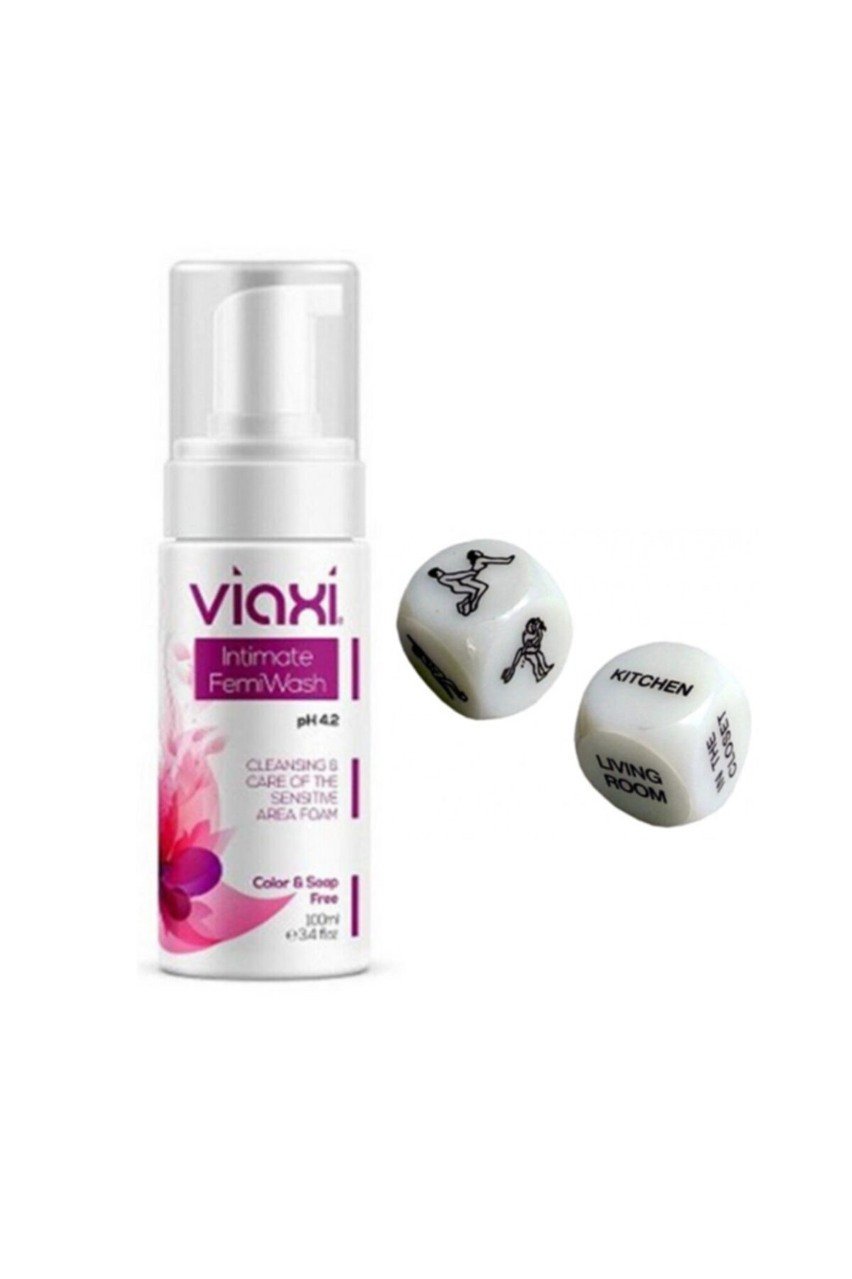 Viaxi Intim Temizleme Köpüğü 100ml Ve Pudra Kamasutra Oyun Zarı