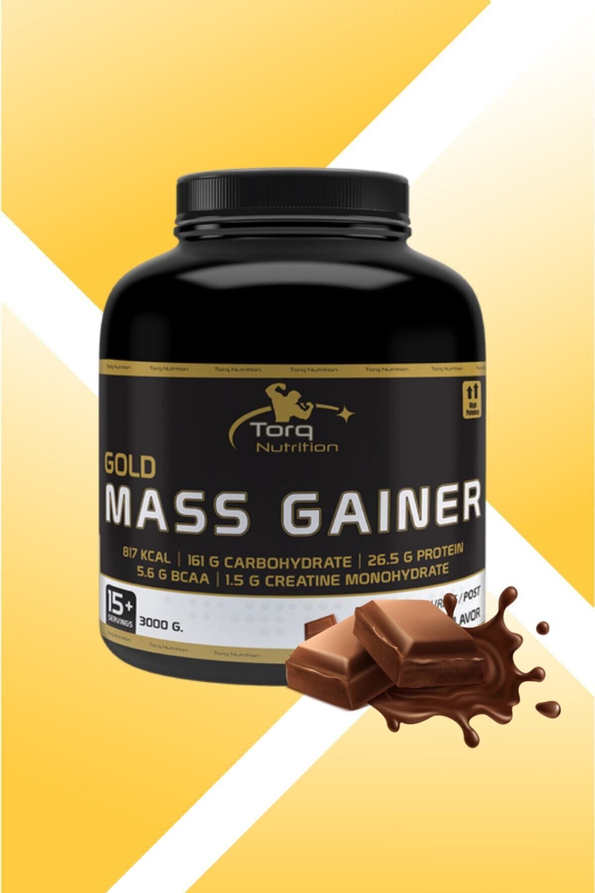 Torq Nutrition Gold Mass Gainer Karbonhidrat Tozu 3000 gr 15 Servis Çikolata Aromalı