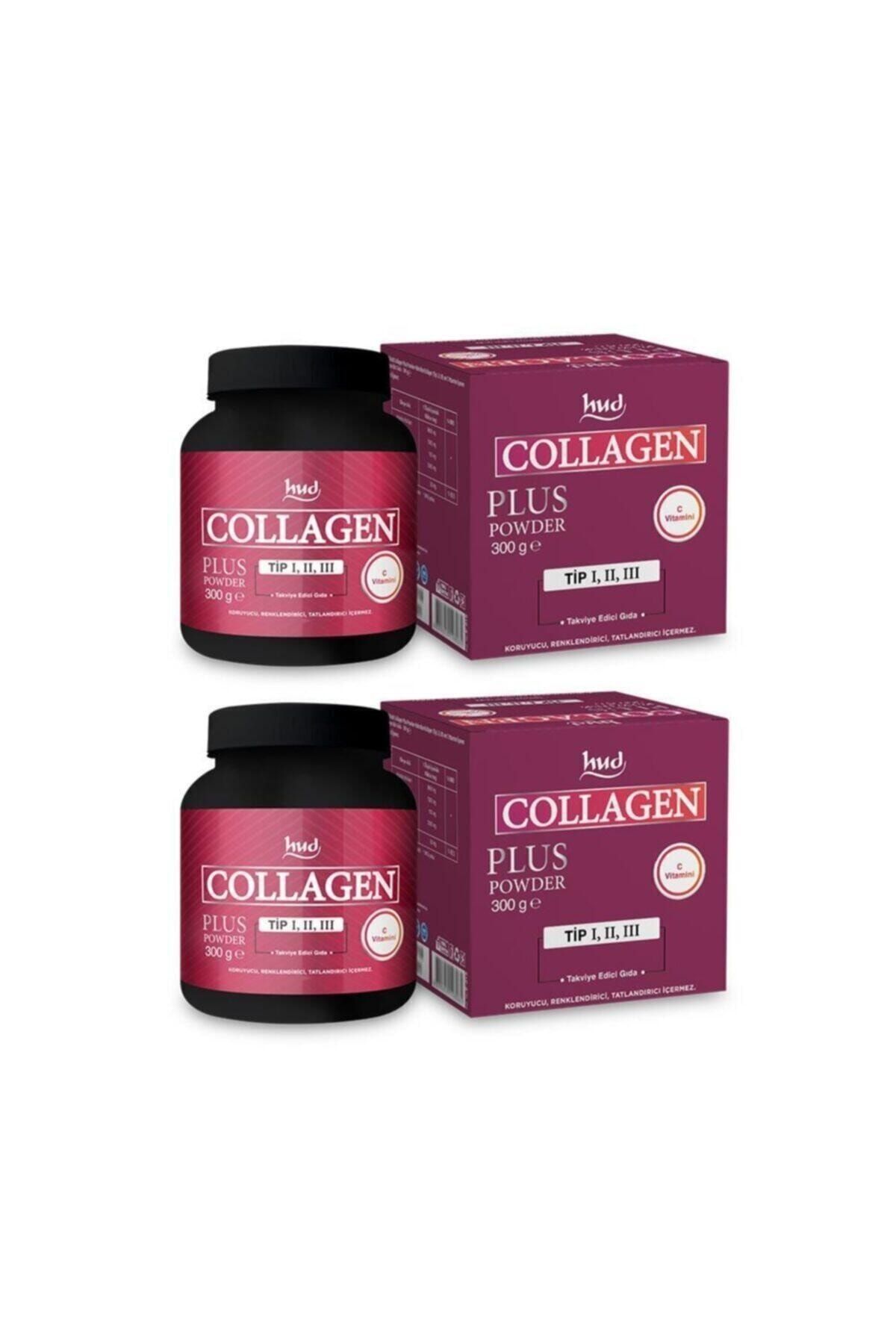 Hud Collagen Plus Powder 300 gr - Toz Kolajen 2 Adet