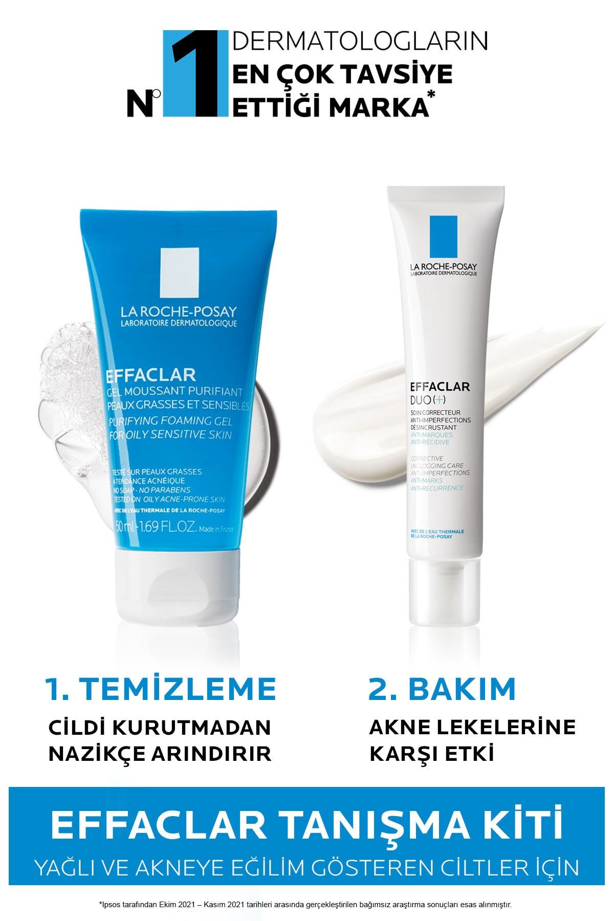 La Roche Posay La Roche-posay Effaclar Duo 15ml Ve Effaclar Gel 50ml Kofre