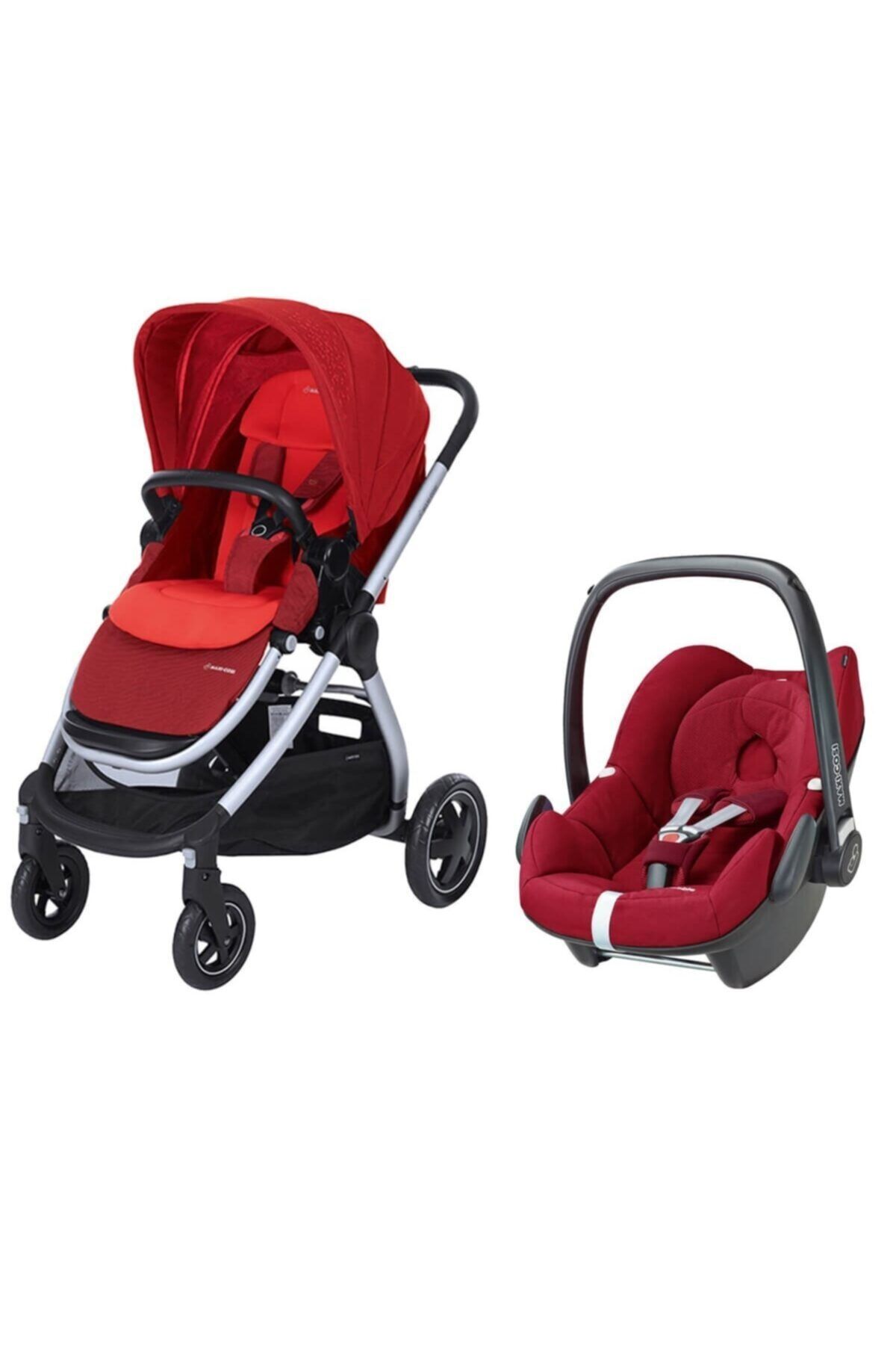 MAXİCOSİ Adorra Travel Sistem Bebek Arabası  Vivid Red